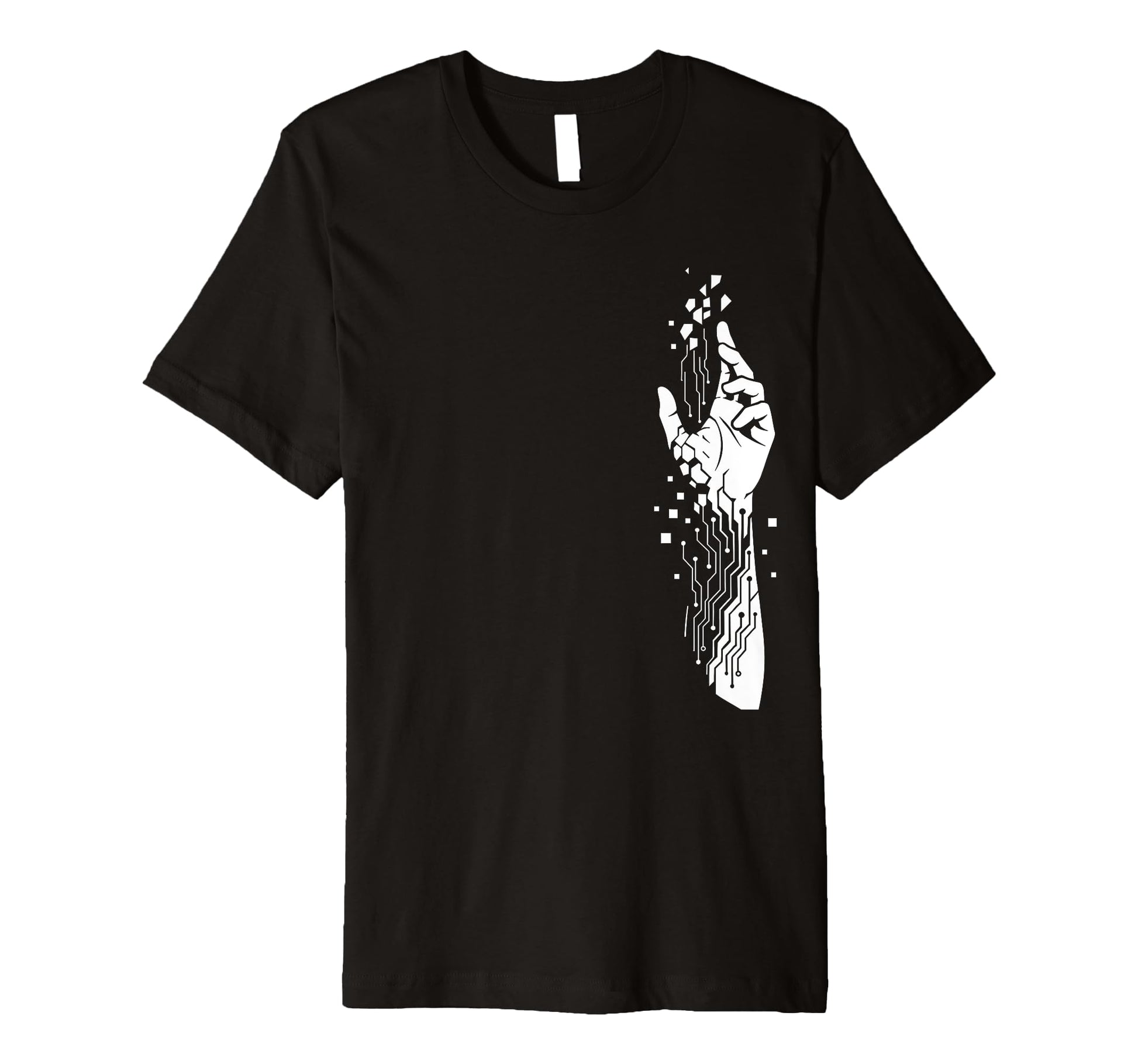 Cyber Arm Futuristic Hand T-Shirt - Casual Everyday Wear for Adults - T-Shirt, Sweatshirt, Hoodie