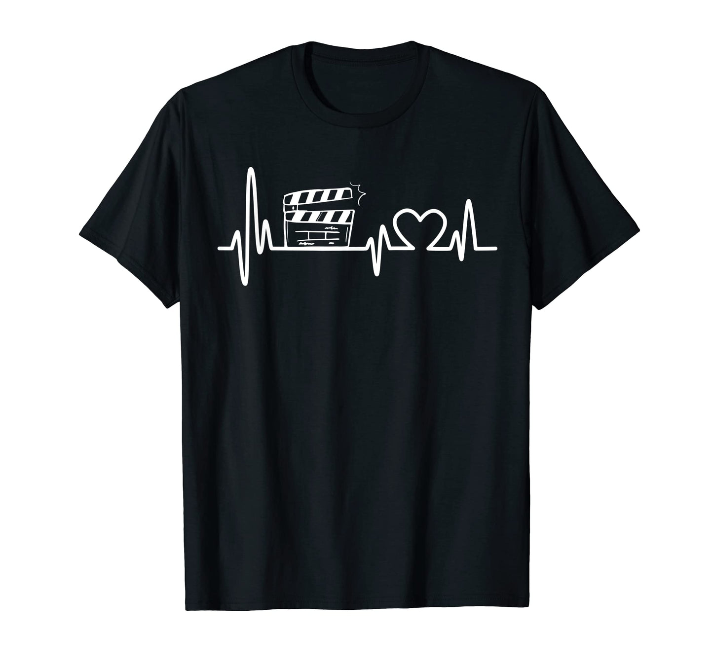 Film Making Heartbeat Camera Photography T-Shirt - Streetwear Style Unisex - T-Shirt, Sweatshirt, Hoodie