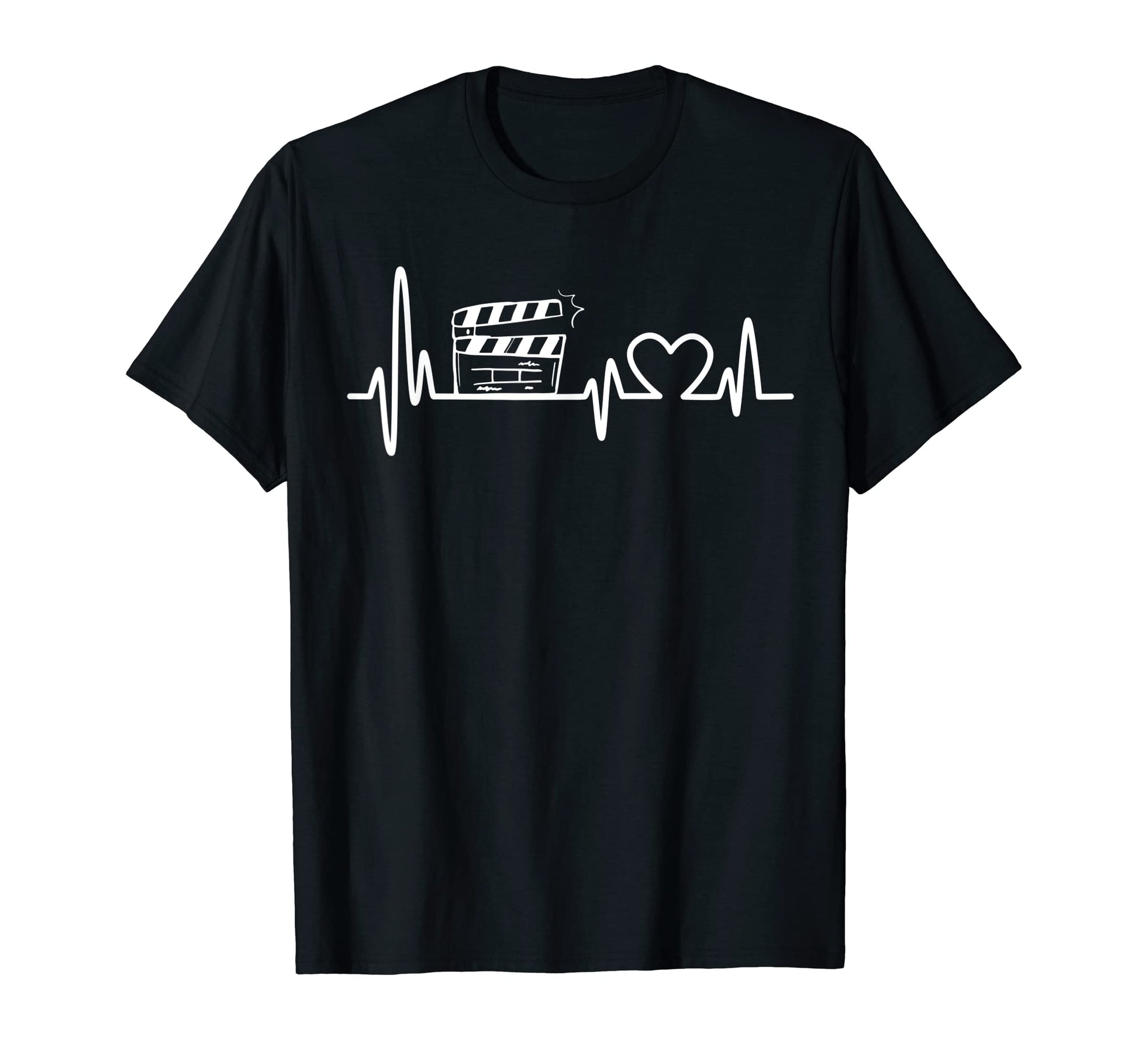 Film Making Heartbeat Camera Photography T-Shirt - Streetwear Style Unisex - T-Shirt, Sweatshirt, Hoodie