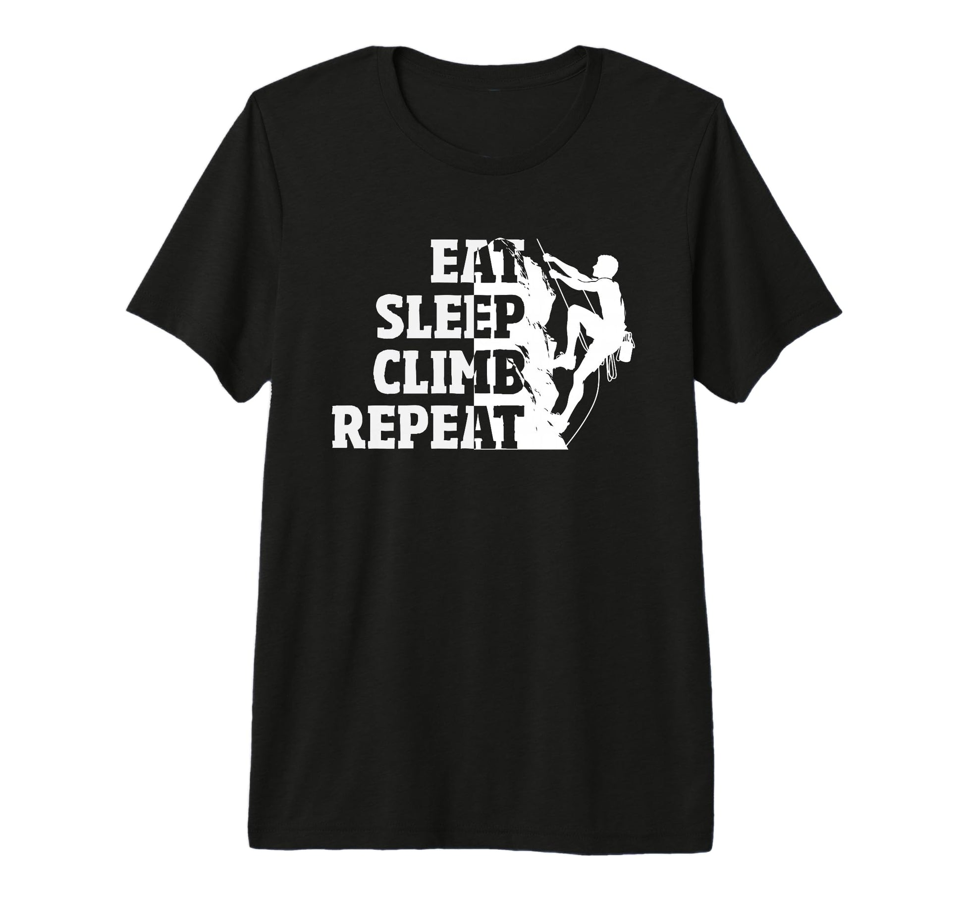 Eat Sleep Climb Repeat Rock T-Shirt - Aesthetic Graphic for Adults - T-Shirt, Sweatshirt, Hoodie