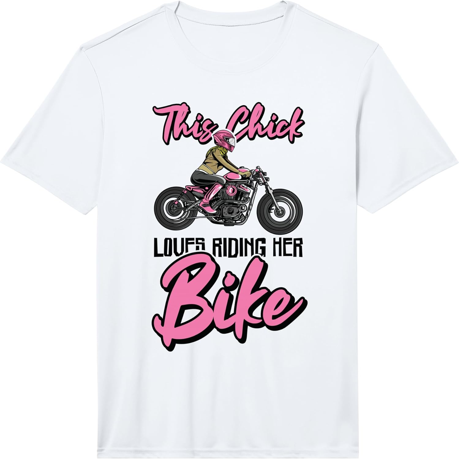 Merch for Women and Biker Girls - Adult & Kids T-Shirts, Sweatshirts & Hoodies apparel design preview 1