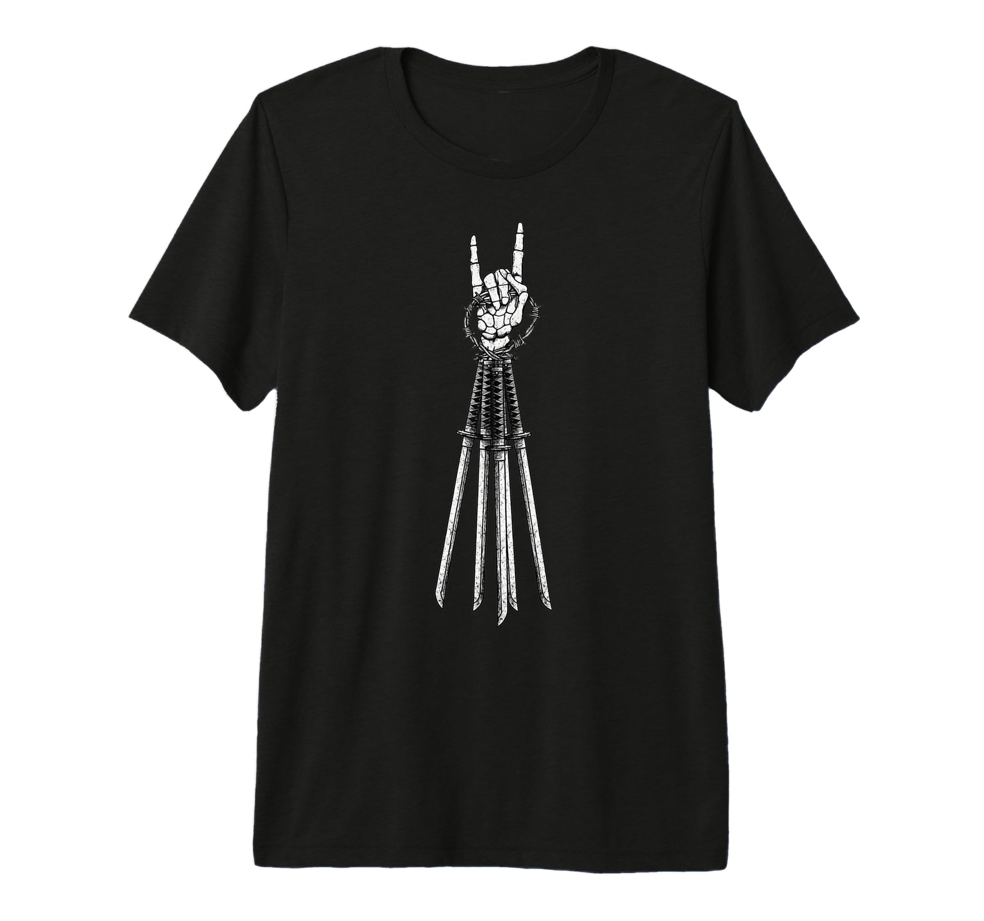 Mens Ninja Samurai Sword Blade T-Shirt - Casual Everyday Wear Men Women - T-Shirt, Sweatshirt, Hoodie