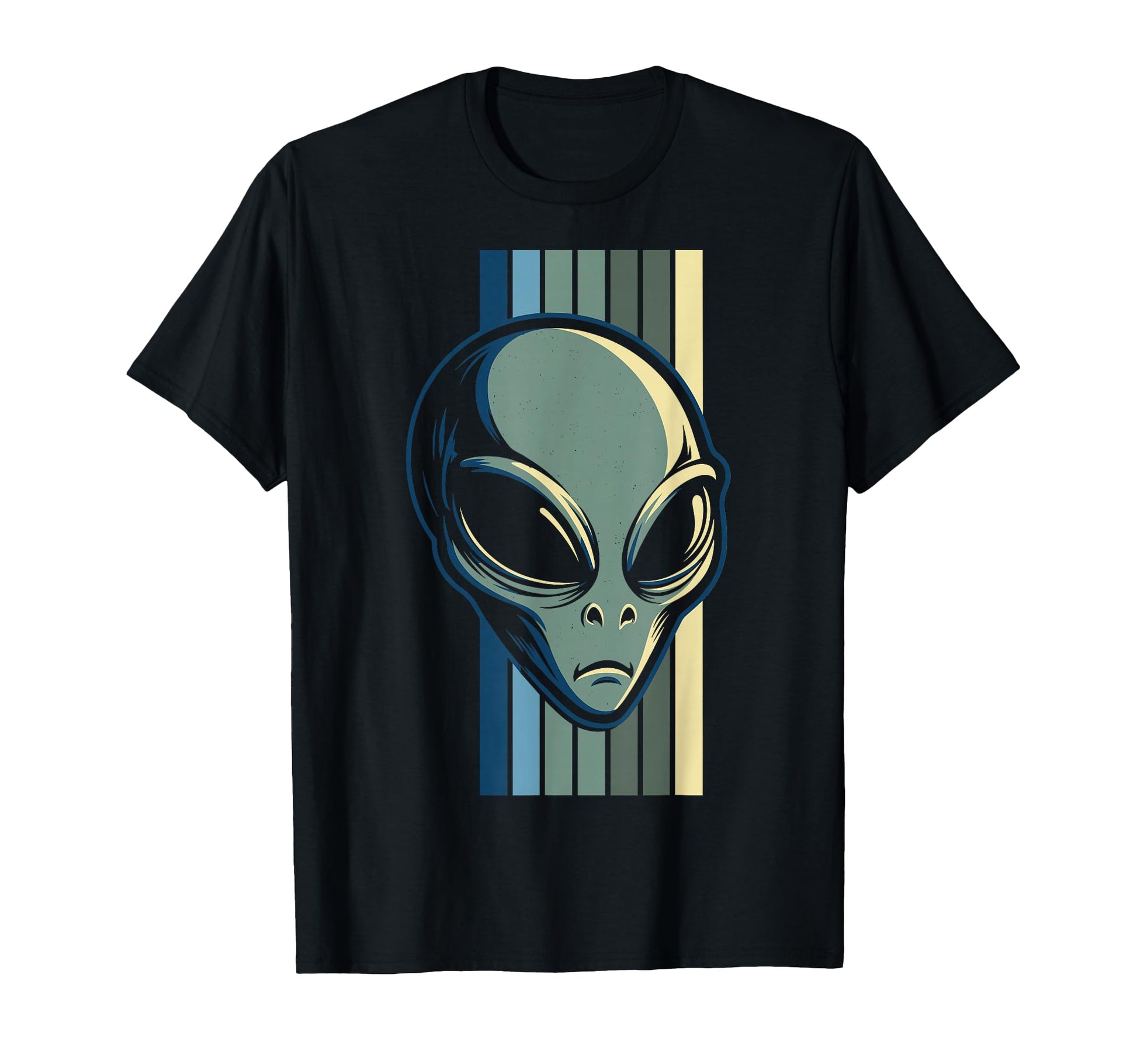 Cyber Alien Vaporwave Aesthetic Head T-Shirt - Minimalist Print Men Women - T-Shirt, Sweatshirt, Hoodie