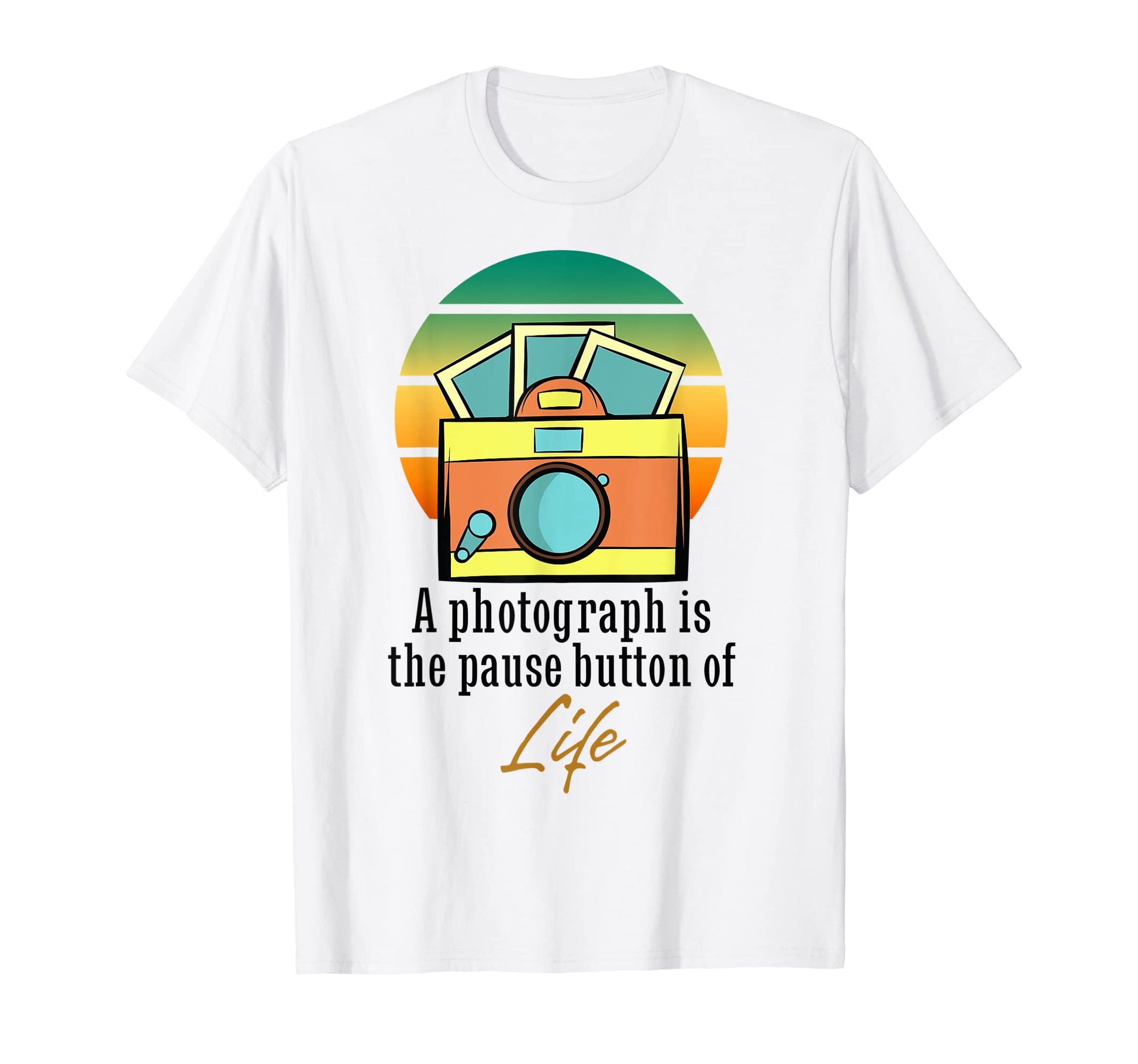 Photography Camera Sunset Photographer T-Shirt - Novelty Apparel Men Women - T-Shirt, Sweatshirt, Hoodie