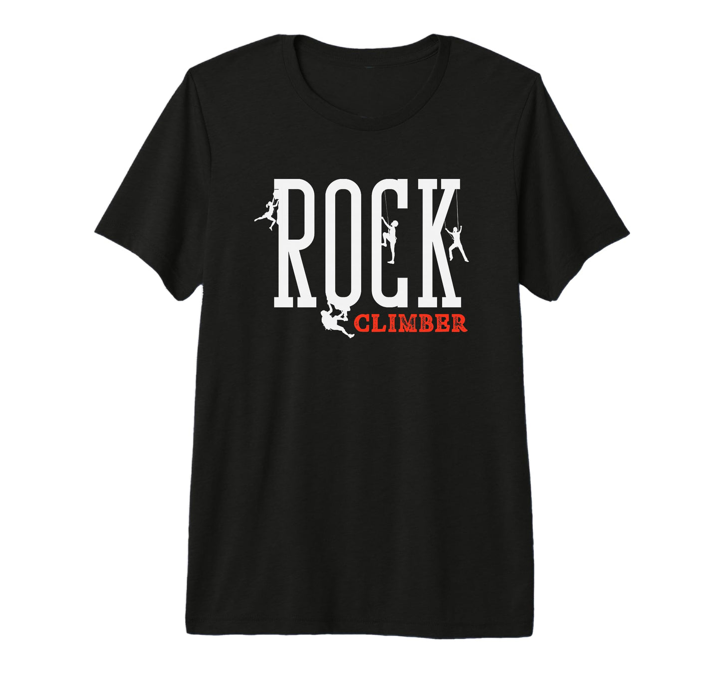 Rock Climber Typography Climber T-Shirt - Custom Art Print Men Women - T-Shirt, Sweatshirt, Hoodie