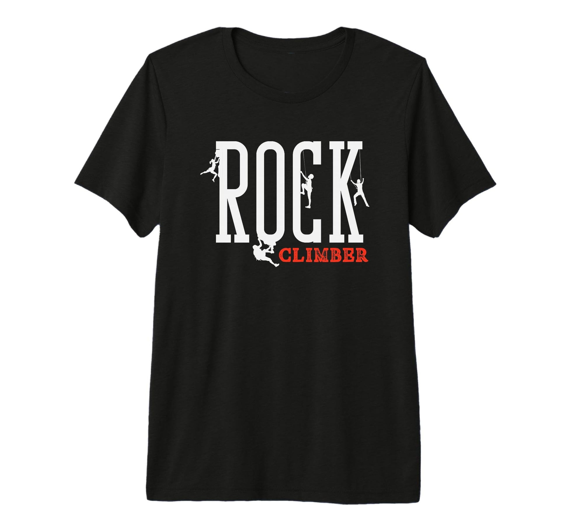Rock Climber Typography Climber T-Shirt - Custom Art Print Men Women - T-Shirt, Sweatshirt, Hoodie
