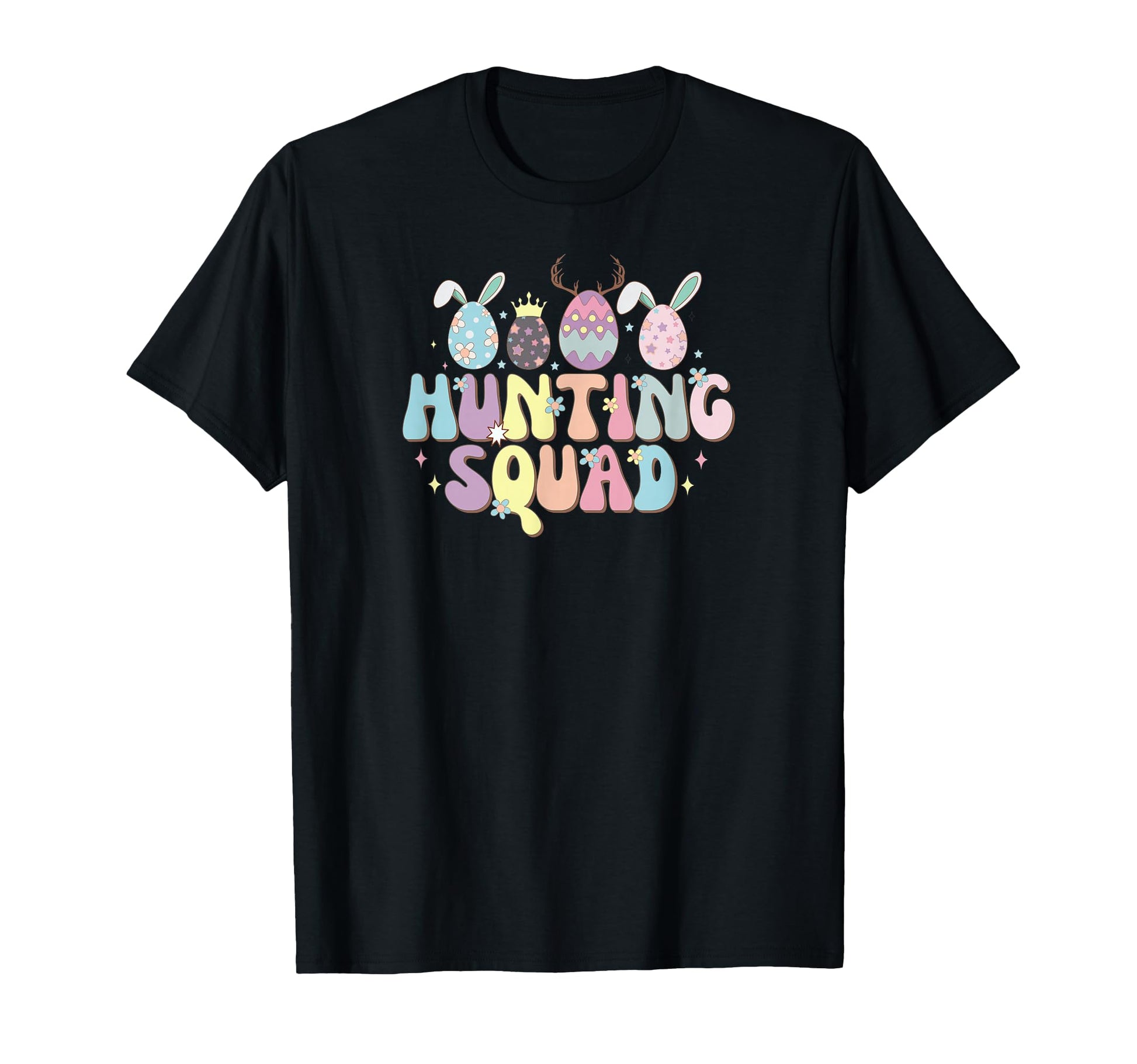 Easter Hunting Squad Easter Egg Bunny T-Shirt - Unique Graphic Unisex - T-Shirt, Sweatshirt, Hoodie