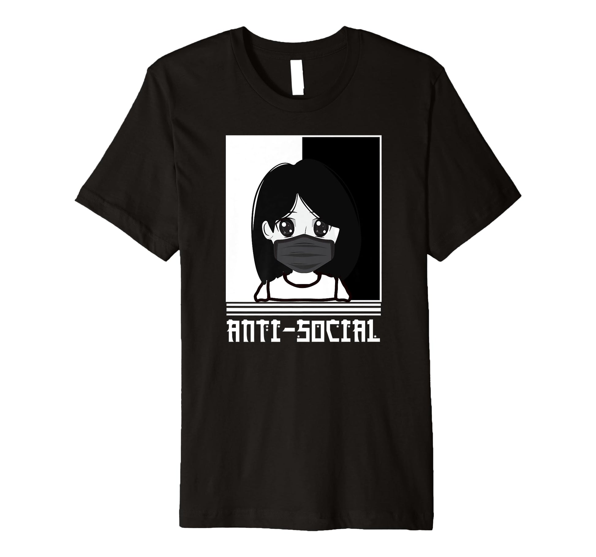 Anti Social Japanese Aesthetic T-Shirt - Casual Everyday Wear Unisex - T-Shirt, Sweatshirt, Hoodie