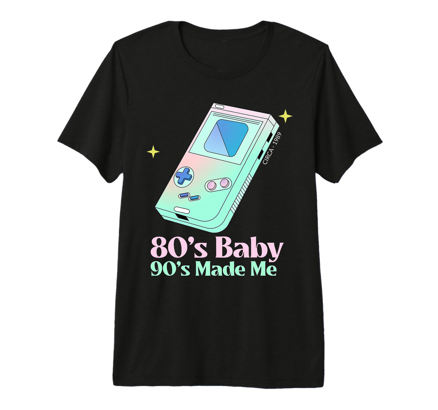 80S 90S Made Me Nostalgia Tri T-Shirt - Casual Everyday Wear Men Women - T-Shirt, Sweatshirt, Hoodie
