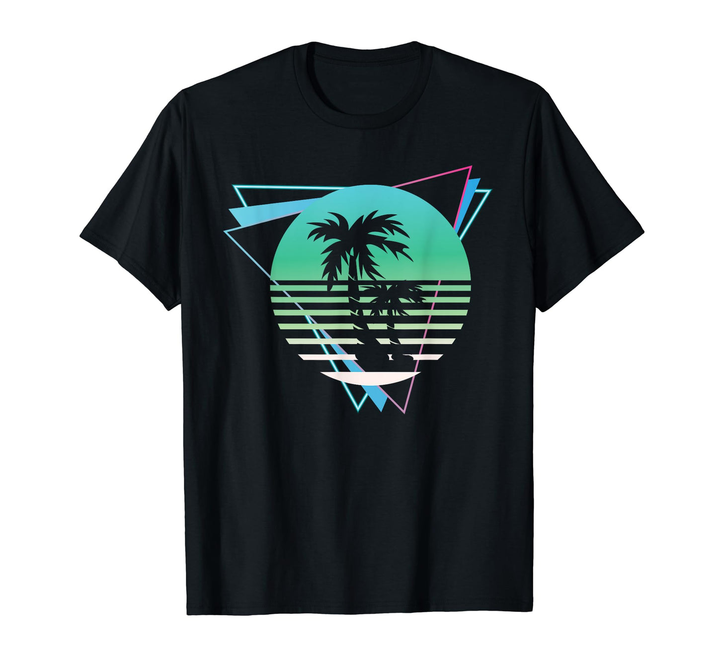 Palm Tree Vaporwave Aesthetic T-Shirt - Aesthetic Graphic for Adults - T-Shirt, Sweatshirt, Hoodie