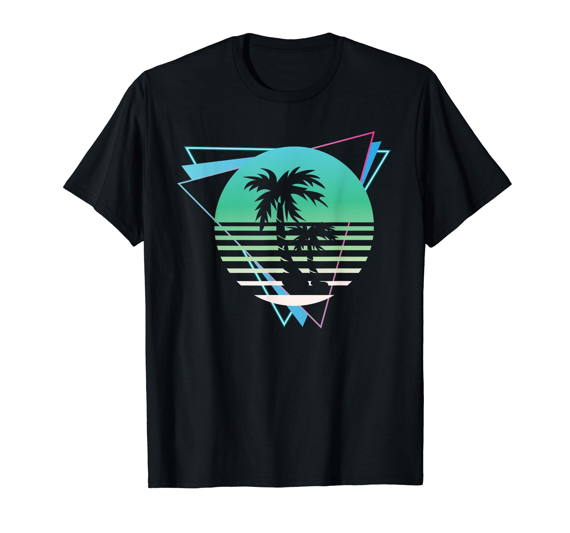 Palm Tree Vaporwave Aesthetic T-Shirt - Aesthetic Graphic for Adults - T-Shirt, Sweatshirt, Hoodie
