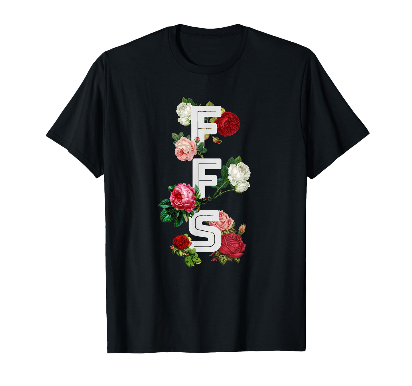 Ffs Floral 90S Emo Texting Meme T-Shirt - Streetwear Style Unisex - T-Shirt, Sweatshirt, Hoodie