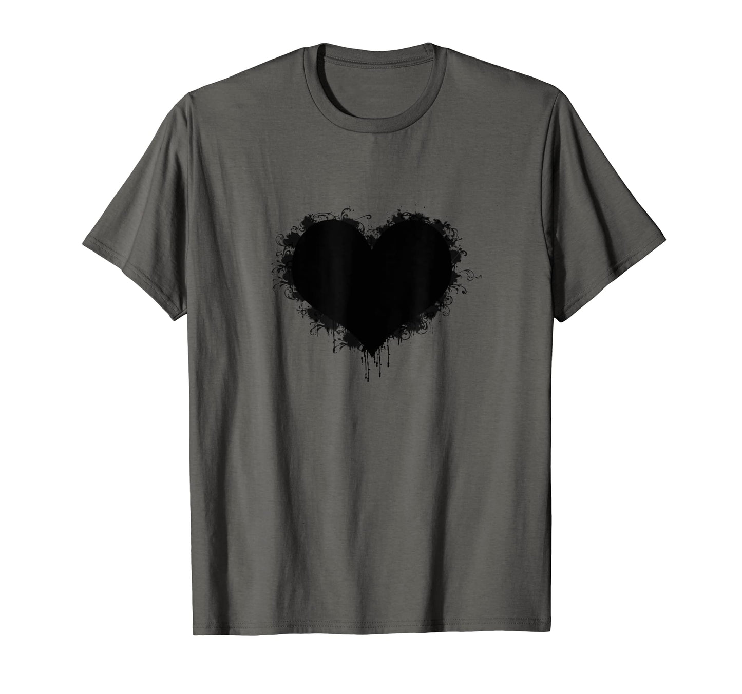 Trendy Ink Splash Heart K Pop 90S Rock T-Shirt - Trendy Graphic Unisex - T-Shirt, Sweatshirt, Hoodie