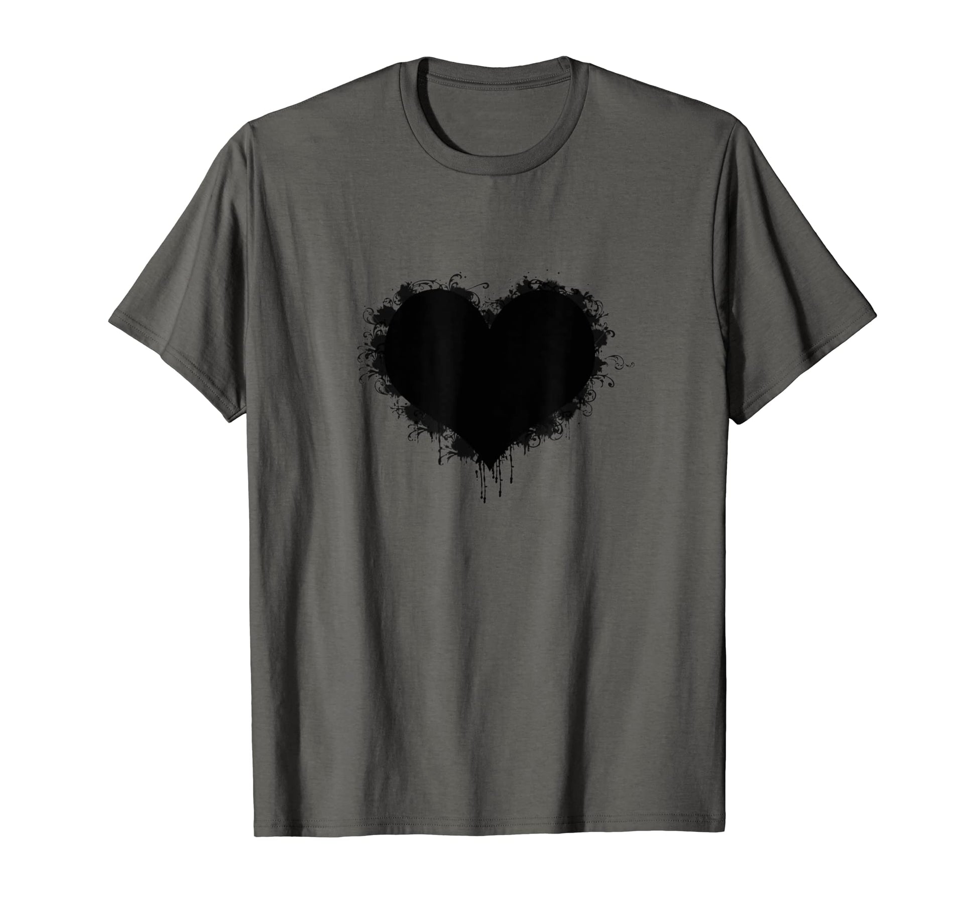 Trendy Ink Splash Heart K Pop 90S Rock T-Shirt - Trendy Graphic Unisex - T-Shirt, Sweatshirt, Hoodie
