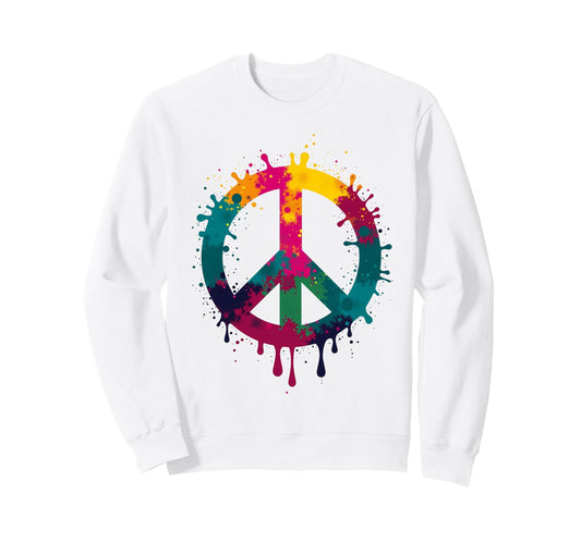 60S 70S Flower Power Groovy Love Sweatshirt - Streetwear Style for Adults - T-Shirt, Sweatshirt, Hoodie