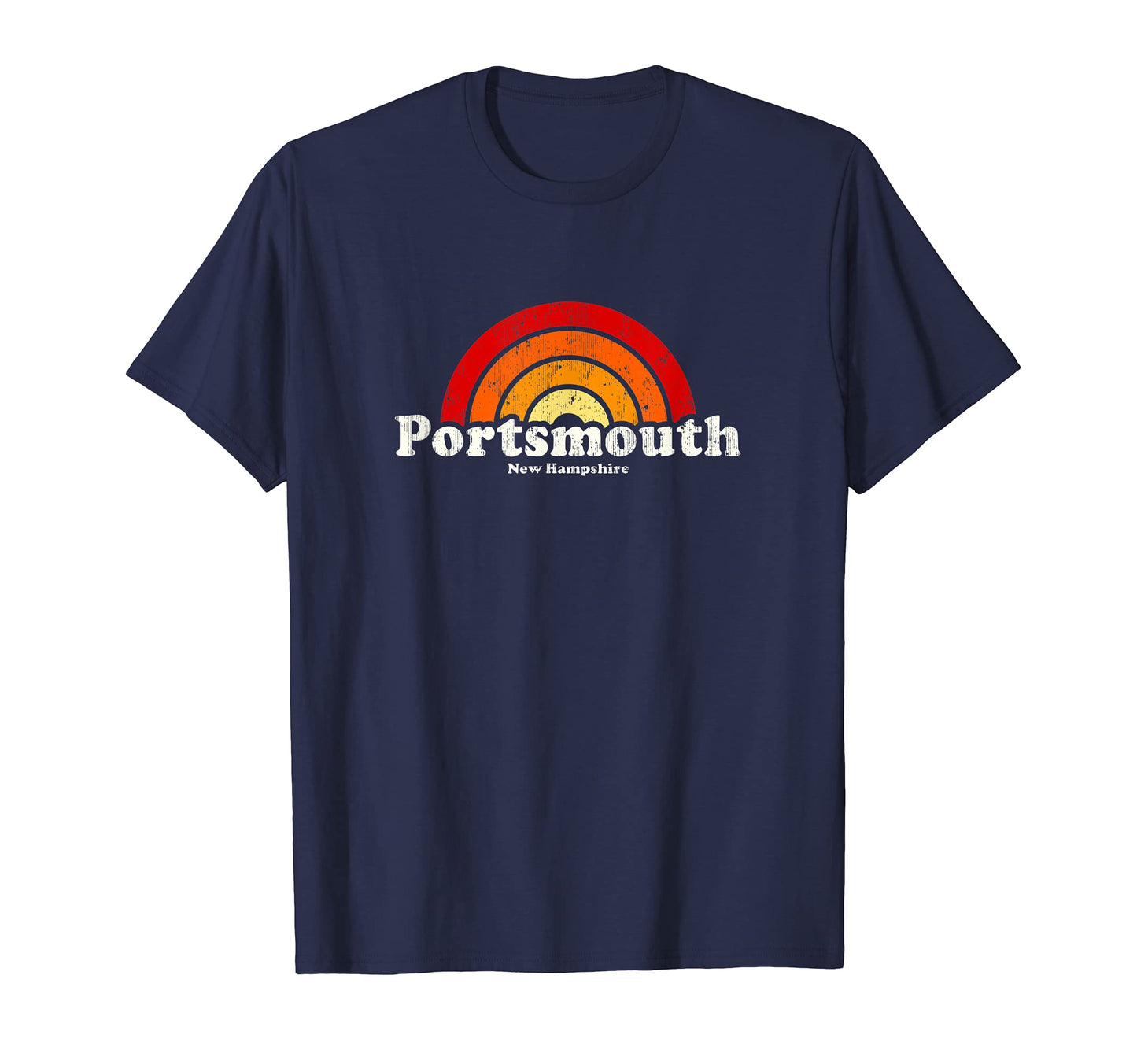 Portsmouth New Hampshire Nh 70S T-Shirt - Casual Everyday Wear Unisex - T-Shirt, Sweatshirt, Hoodie