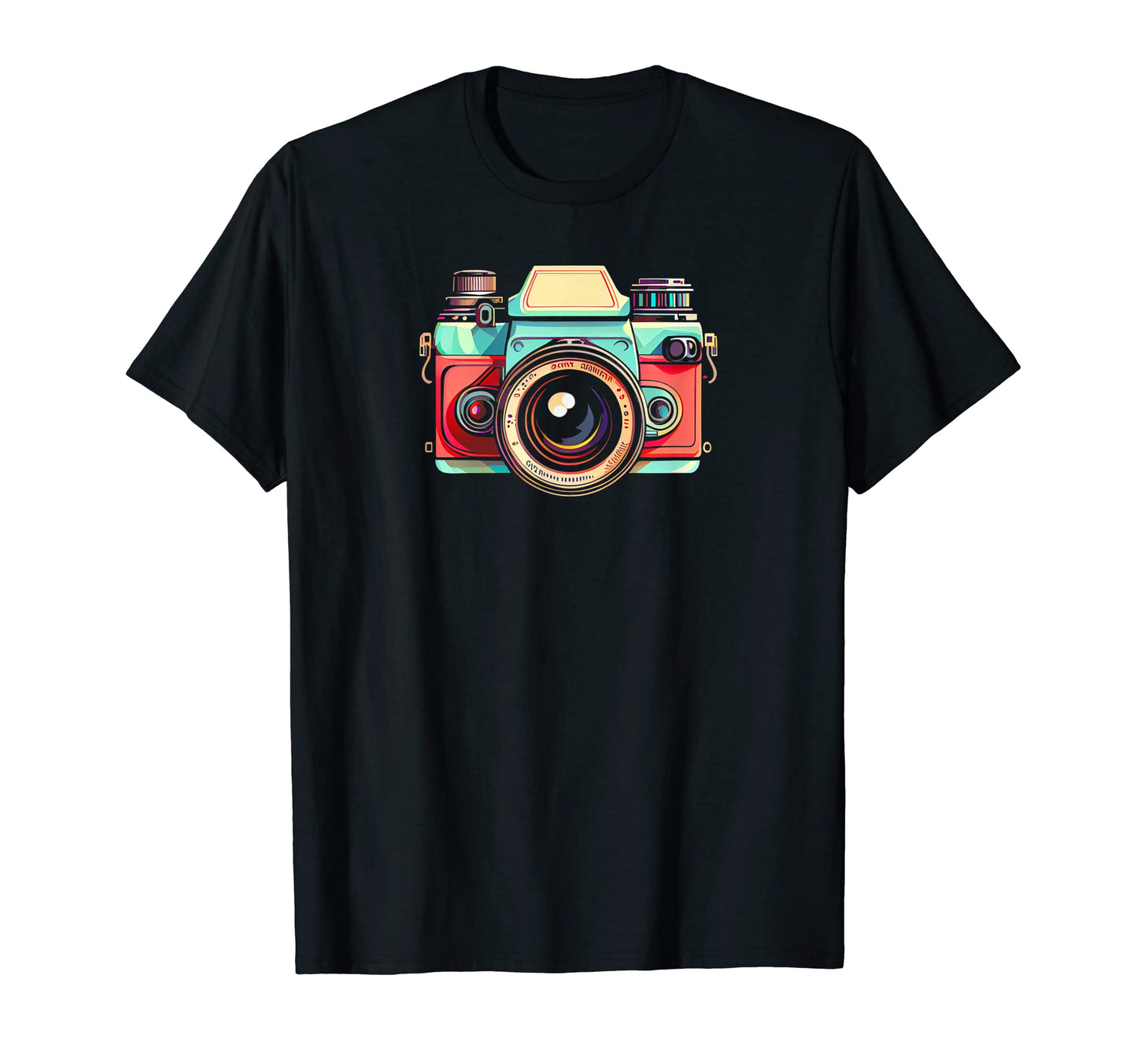Eighties Vibe Slr Camera T-Shirt - Fun Novelty Design for Adults - T-Shirt, Sweatshirt, Hoodie
