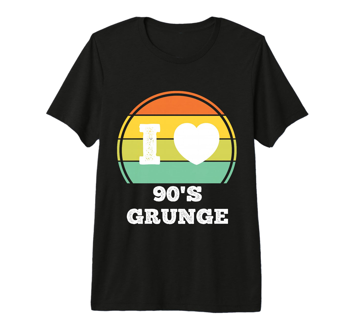 I Love 90S Grunge Rock Music Party T-Shirt - Unique Graphic for Adults - T-Shirt, Sweatshirt, Hoodie