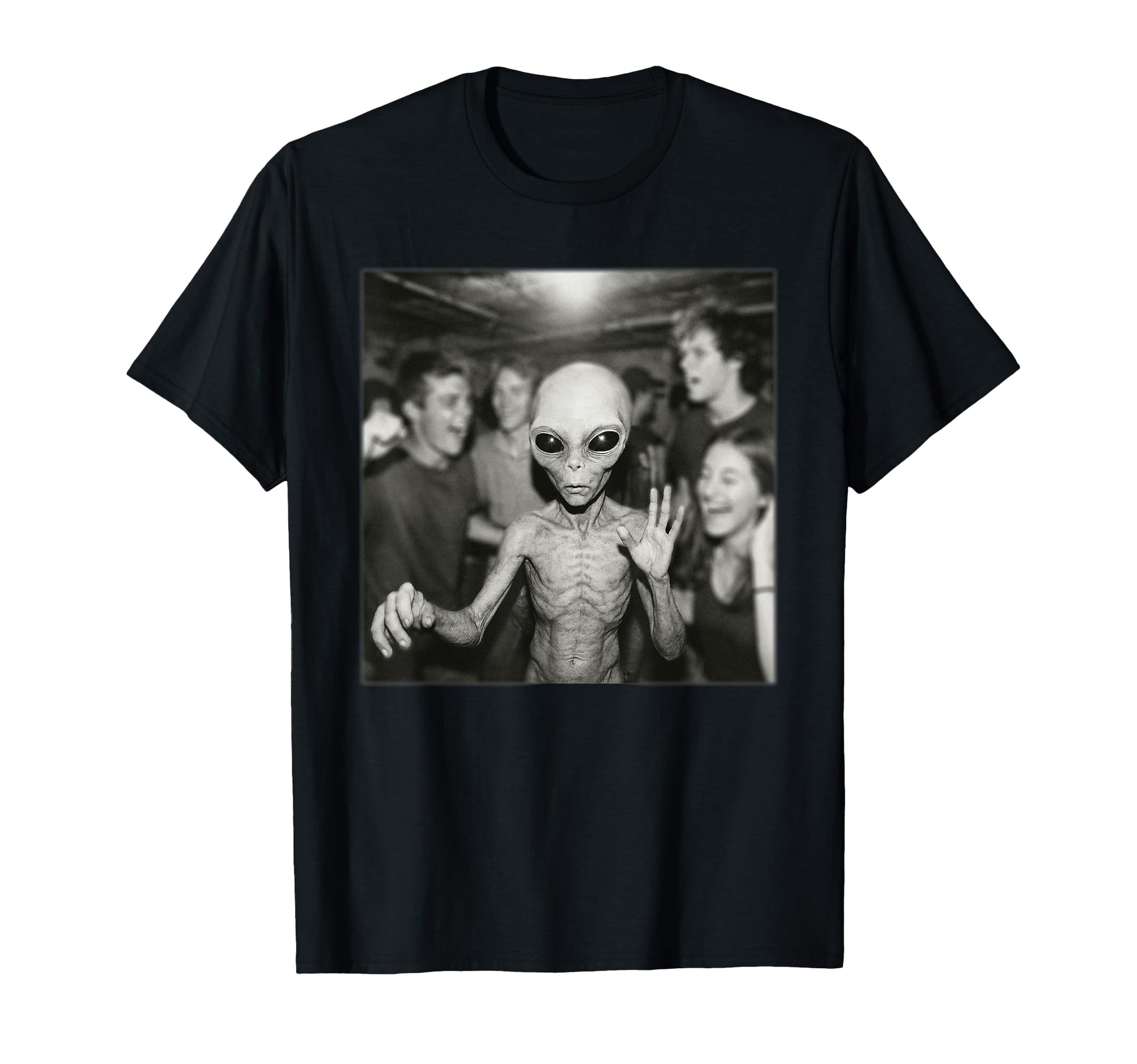 Alien Caught Camera Funny Alien Photo T-Shirt - Trendy Graphic Men Women - T-Shirt, Sweatshirt, Hoodie