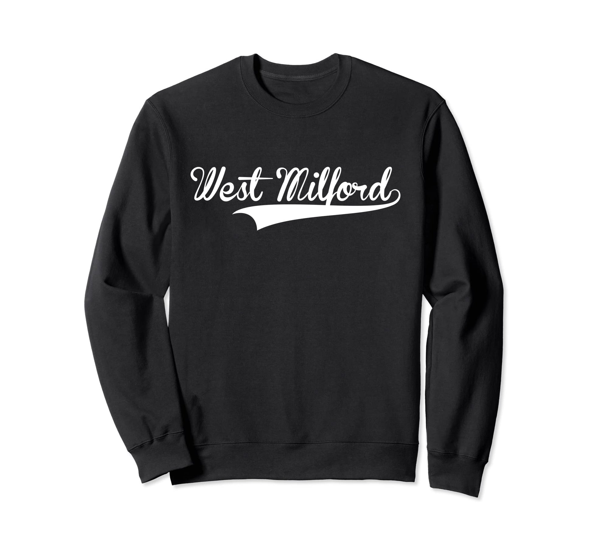 West Milford Baseball Font Sweatshirt - Custom Art Print for Adults - T-Shirt, Sweatshirt, Hoodie