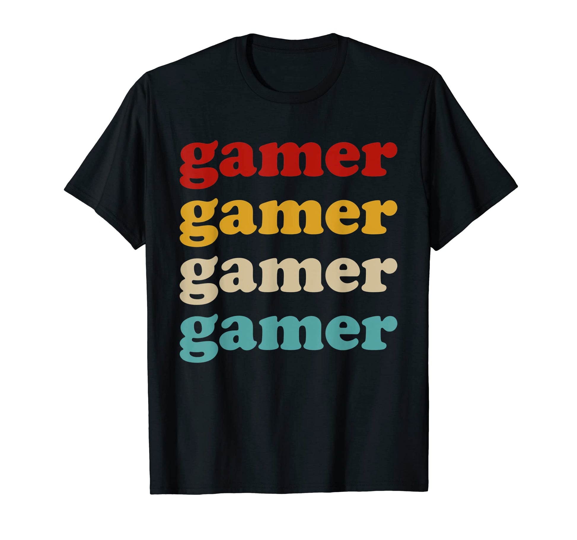 Gaming Typography Gamer T-Shirt - Minimalist Print Men Women - T-Shirt, Sweatshirt, Hoodie