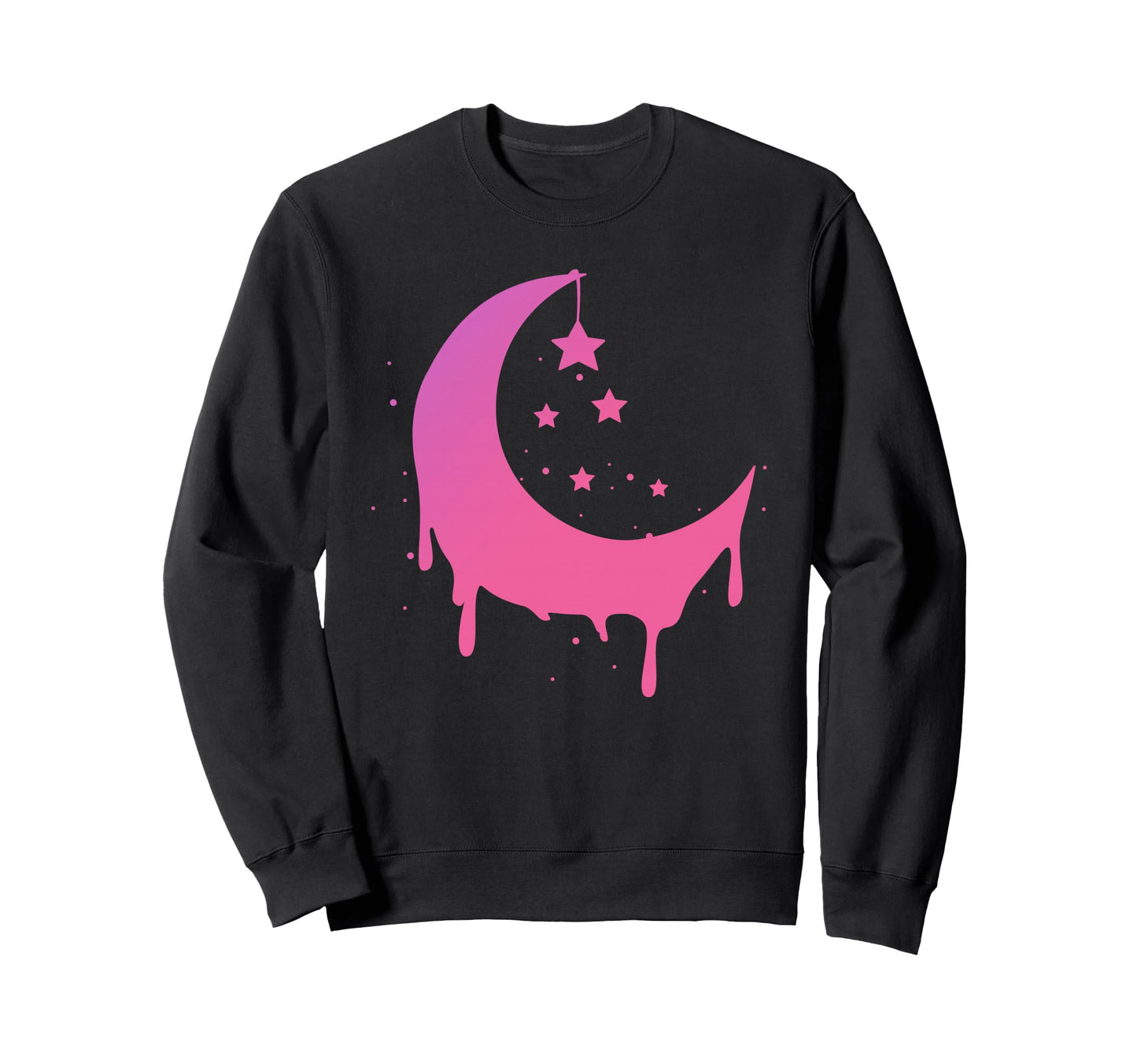 Pastel Moon Goth Vaporwave Sweatshirt - Aesthetic Graphic Unisex - T-Shirt, Sweatshirt, Hoodie