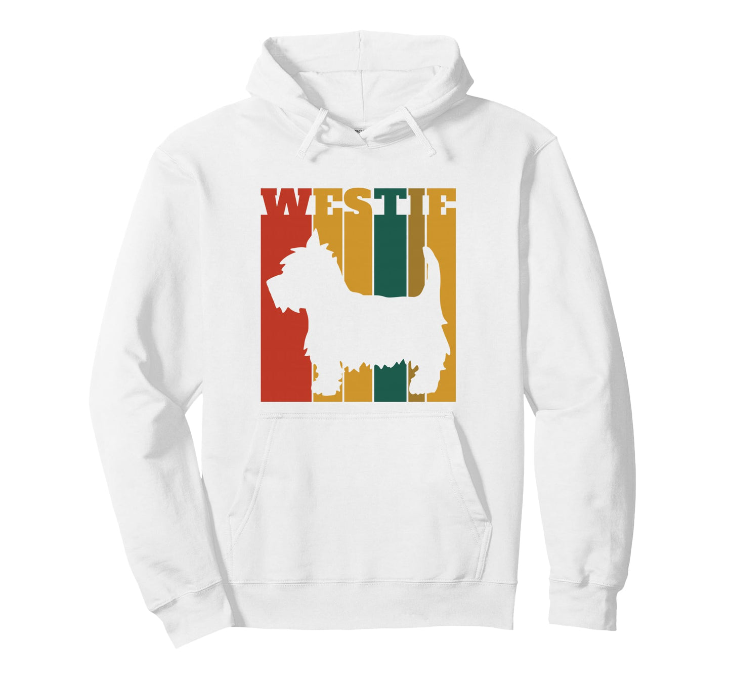 West Highland Terrier Westie Hoodie - Novelty Apparel for Adults - T-Shirt, Sweatshirt, Hoodie