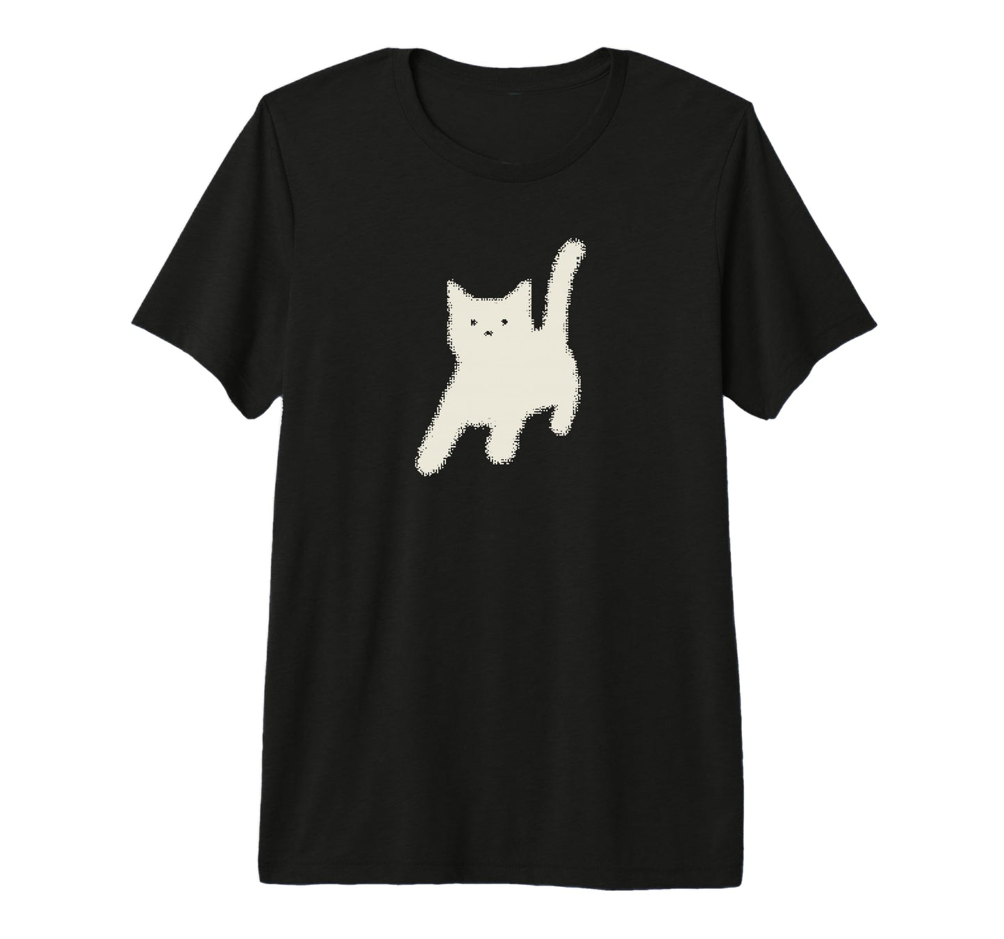 Y2K Cat Scary Back Tomcat 90S 80S T-Shirt - Custom Art Print Men Women - T-Shirt, Sweatshirt, Hoodie
