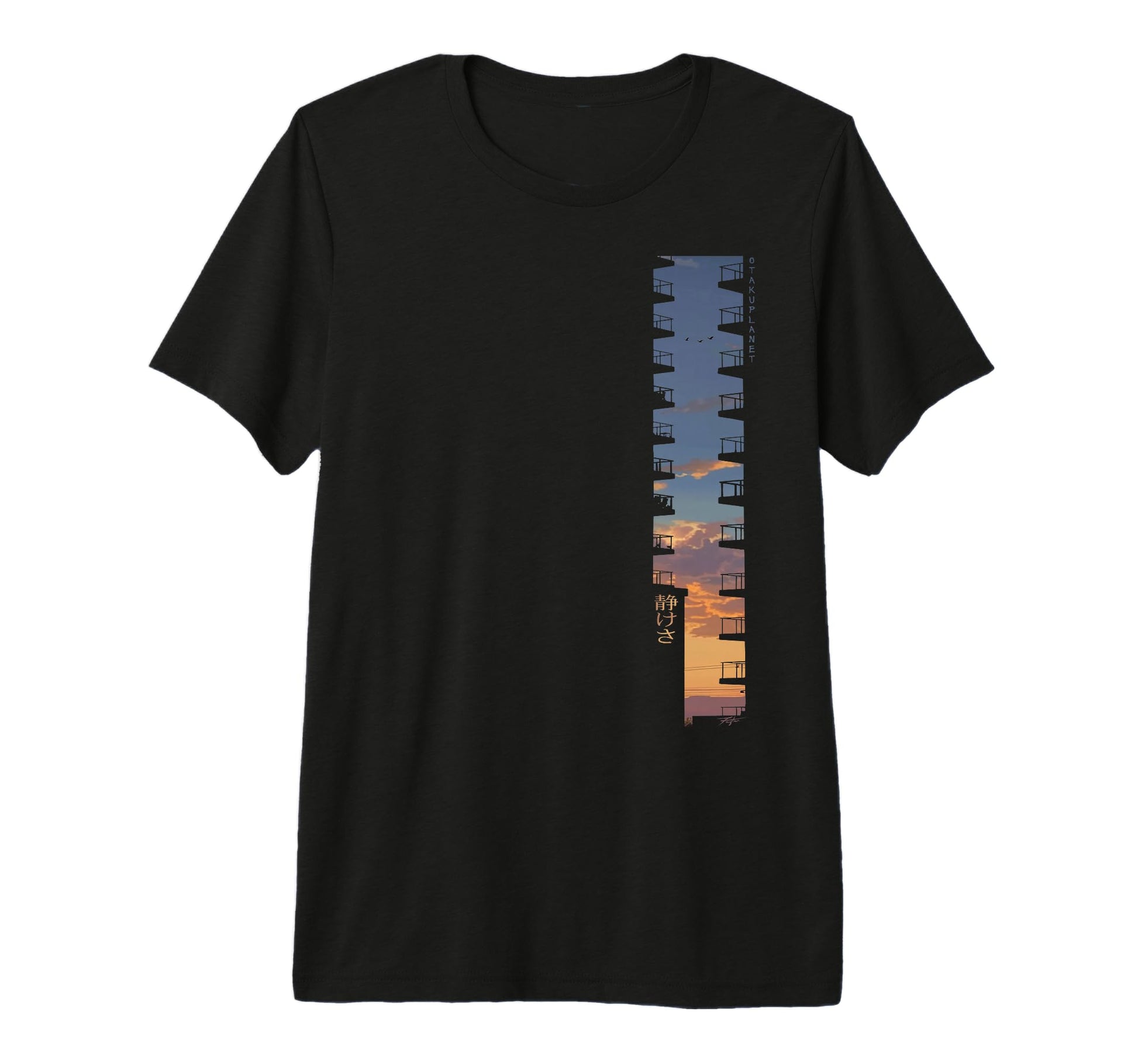 Japan Urban Sunset 90S Vibes T-Shirt - Casual Everyday Wear Men Women - T-Shirt, Sweatshirt, Hoodie