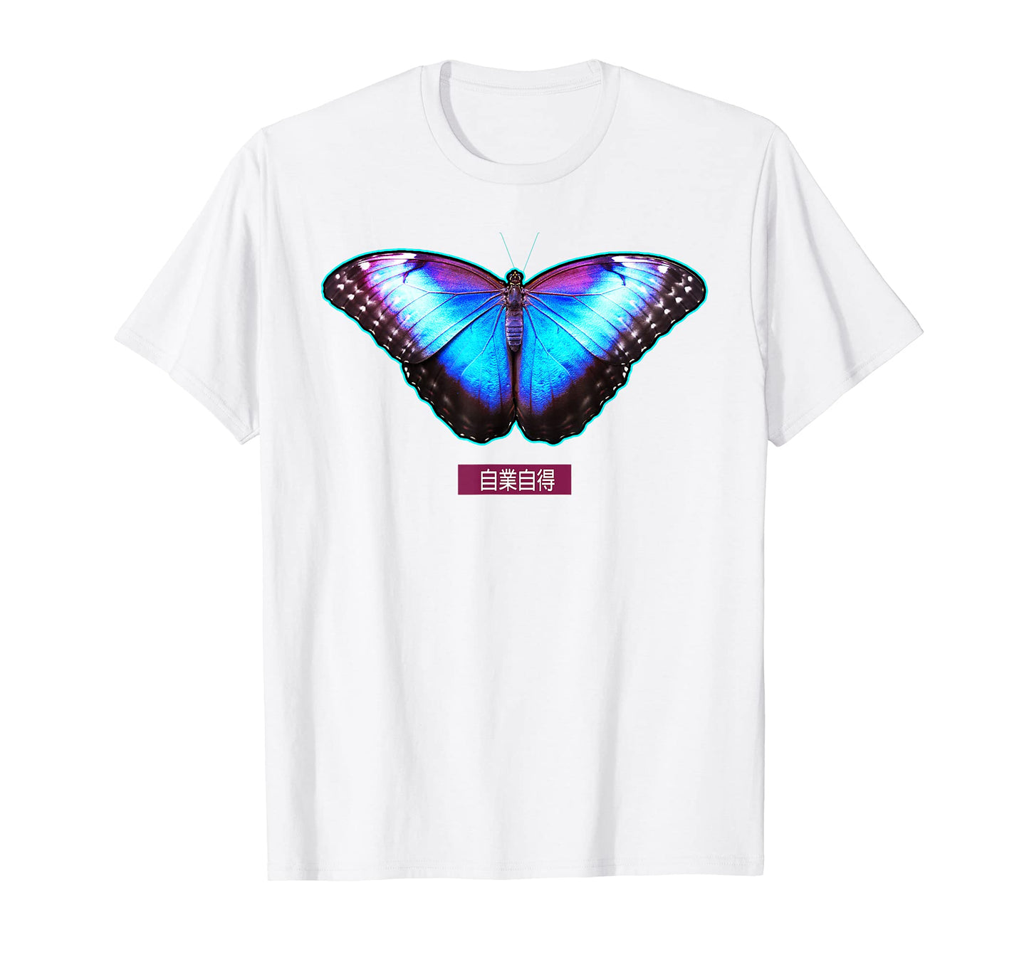 Butterfly Japanese Streetwear 80S T-Shirt - Custom Art Print for Adults - T-Shirt, Sweatshirt, Hoodie