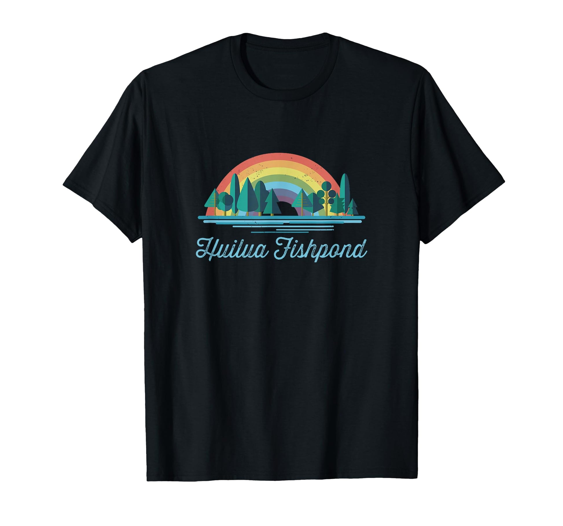 Huilua Fishpond Rainbow Lake Souvenir T-Shirt - Novelty Apparel Unisex - T-Shirt, Sweatshirt, Hoodie