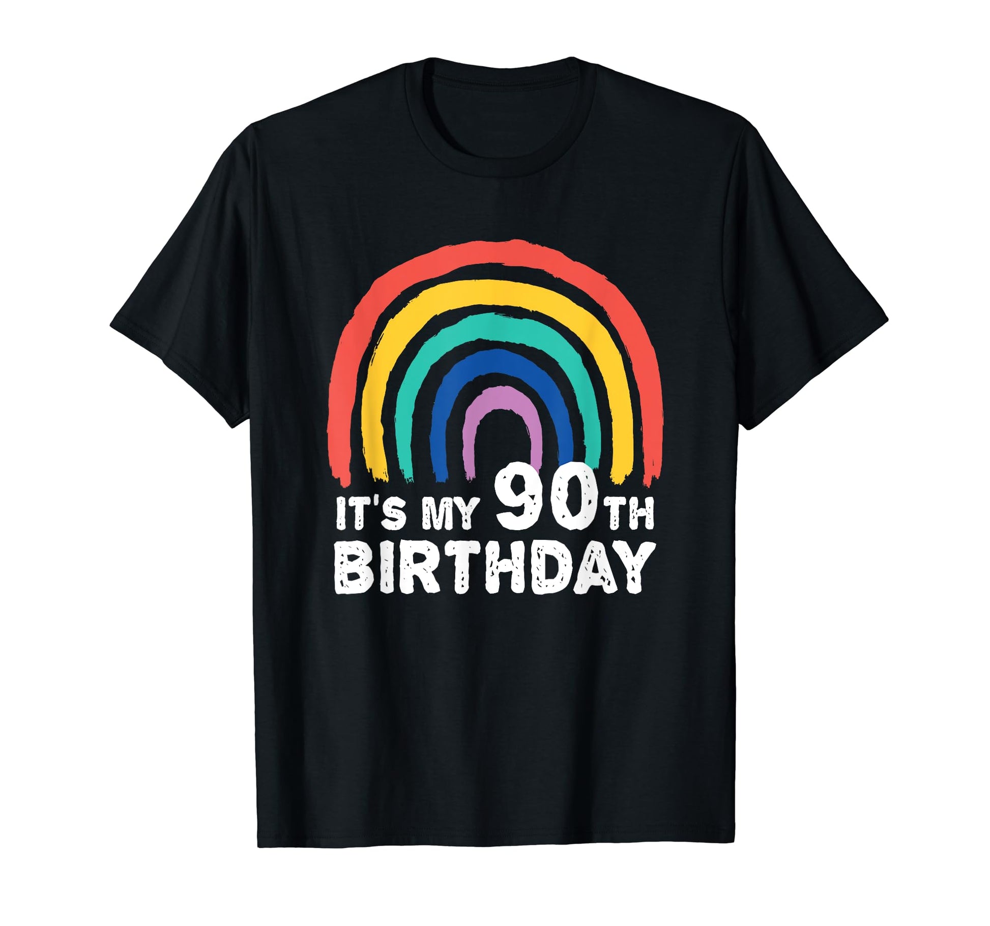 Funny 90 Year Old Rainbow Its My 90Th T-Shirt - Novelty Apparel for Adults - T-Shirt, Sweatshirt, Hoodie