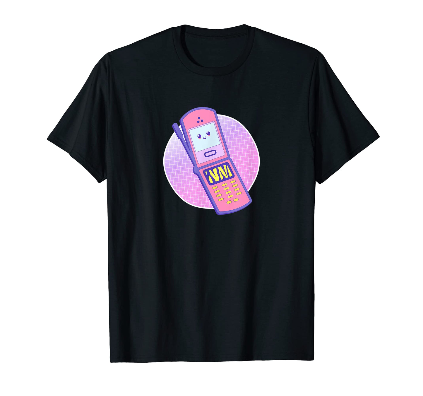 Kawaii Mobile Phone Vaporwave Aesthetic 90S T-Shirt - Graphic Print Unisex - T-Shirt, Sweatshirt, Hoodie
