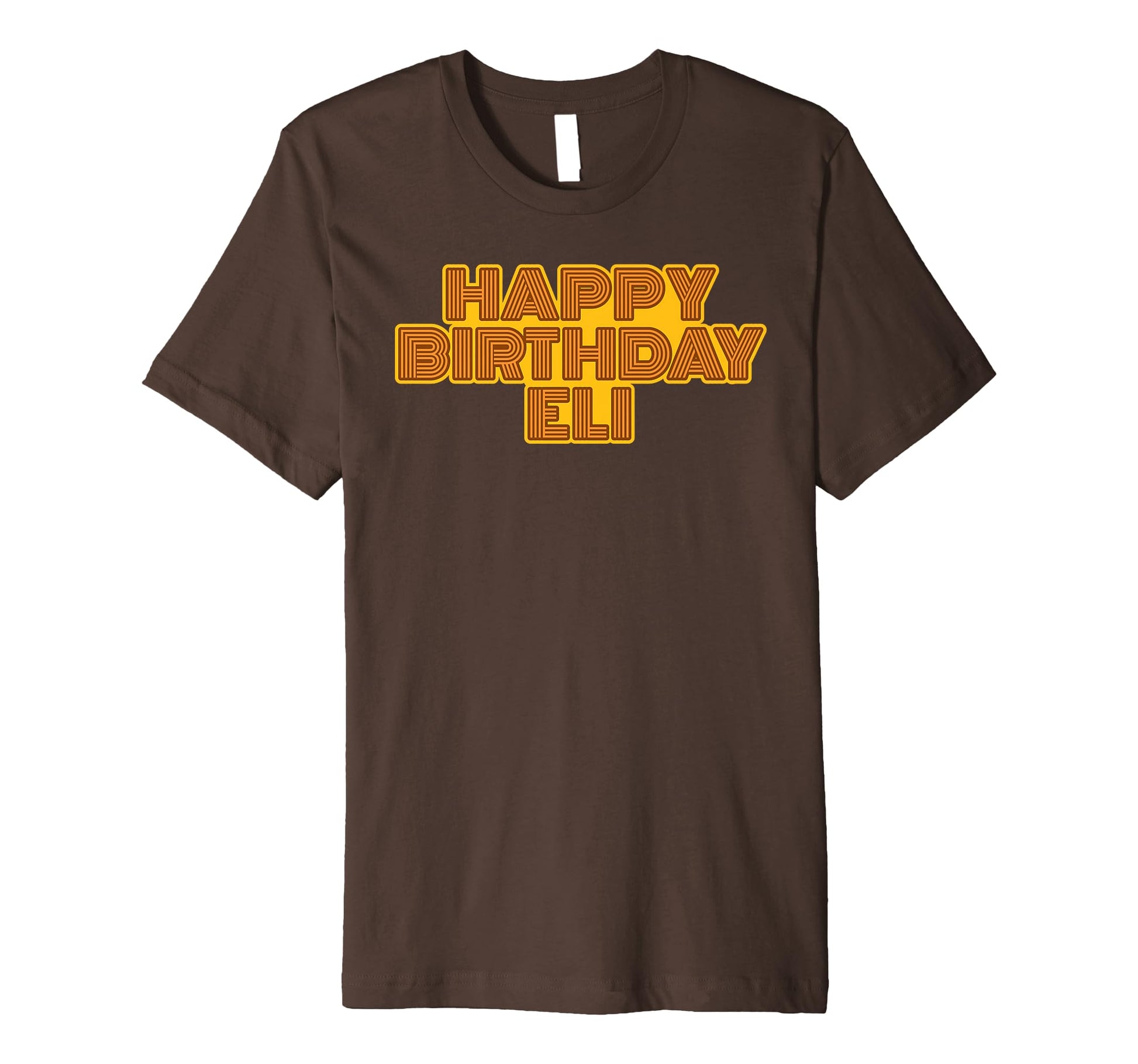 Happy Birthday Eli Personalized Name T-Shirt - Custom Art Print Unisex - T-Shirt, Sweatshirt, Hoodie