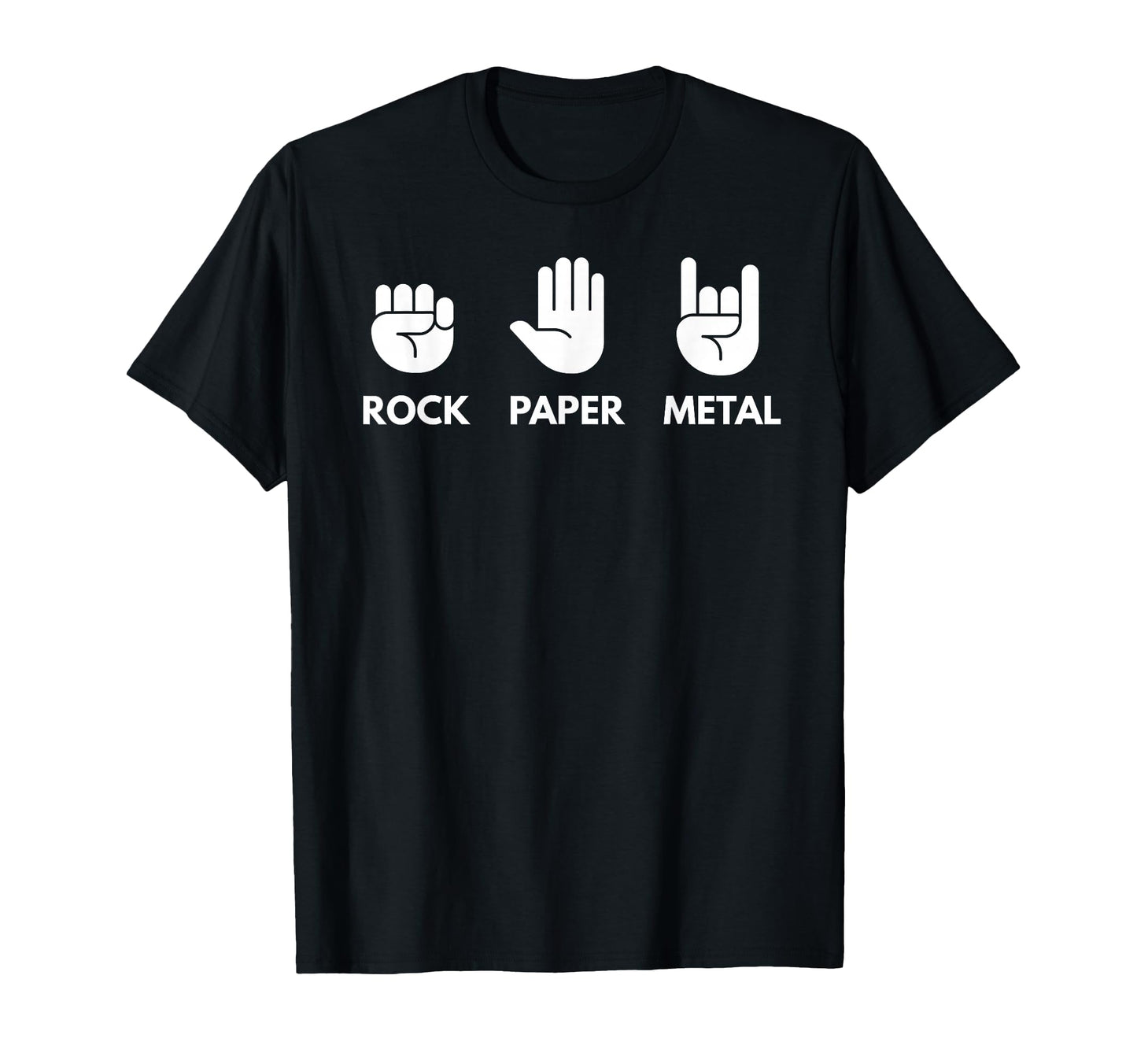 Rock Paper Metal T-Shirt - Novelty Apparel Men Women - T-Shirt, Sweatshirt, Hoodie