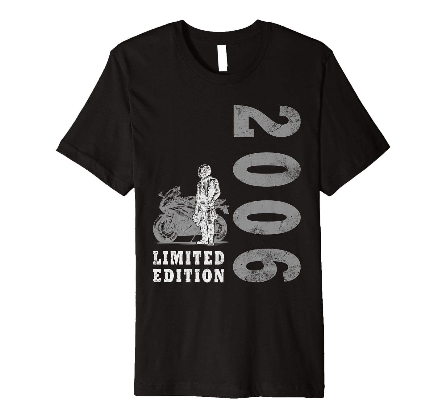 18 Years Biker 2006 Motorcycle T-Shirt - Novelty Apparel Unisex - T-Shirt, Sweatshirt, Hoodie