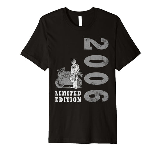 18 Years Biker 2006 Motorcycle T-Shirt - Novelty Apparel Unisex - T-Shirt, Sweatshirt, Hoodie