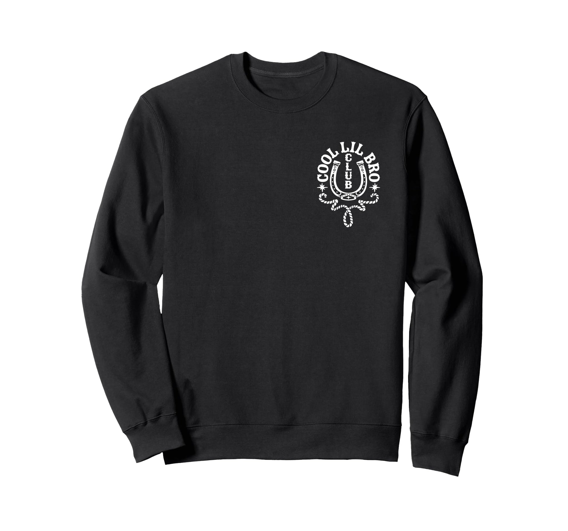 Lil Bro Club Western Little Sweatshirt - Fun Novelty Design Men Women - T-Shirt, Sweatshirt, Hoodie