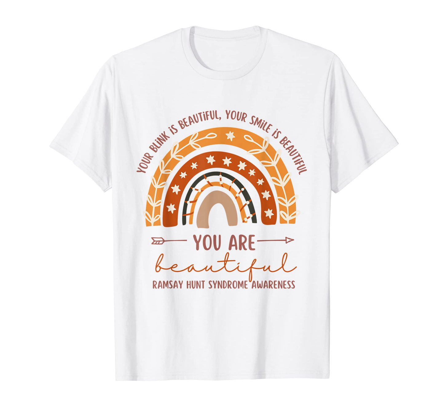 Ramsay Hunt Syndrome Awareness Boho T-Shirt - Aesthetic Graphic Unisex - T-Shirt, Sweatshirt, Hoodie