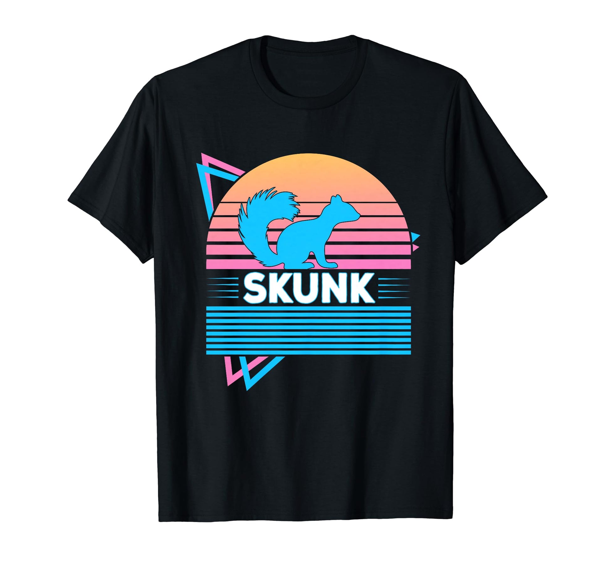 Skunk Vaporwave Aesthetic T-Shirt - Trendy Graphic for Adults - T-Shirt, Sweatshirt, Hoodie