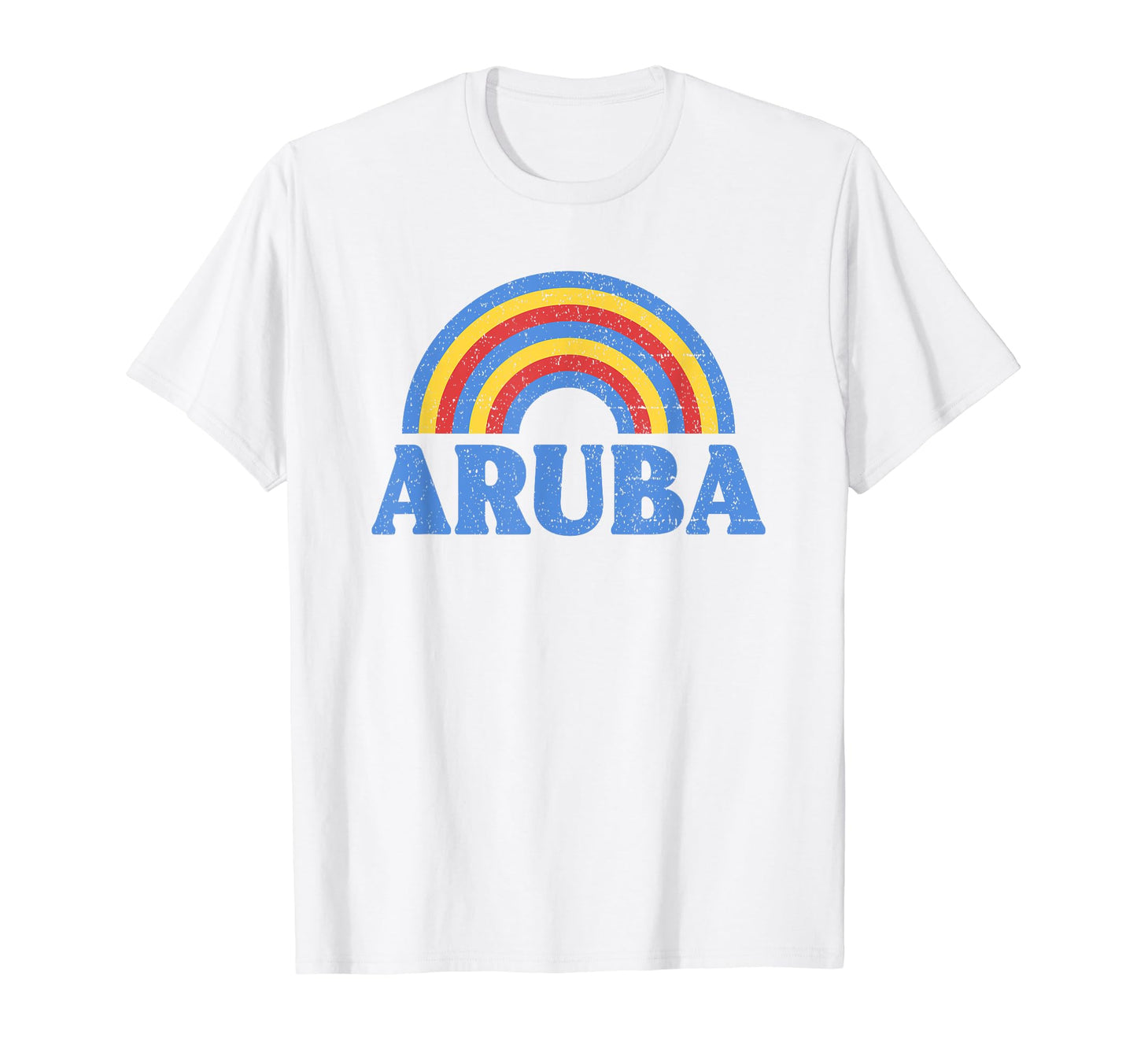 Aruba Flag Rainbow Aruban Pride T-Shirt - Unique Graphic Men Women - T-Shirt, Sweatshirt, Hoodie