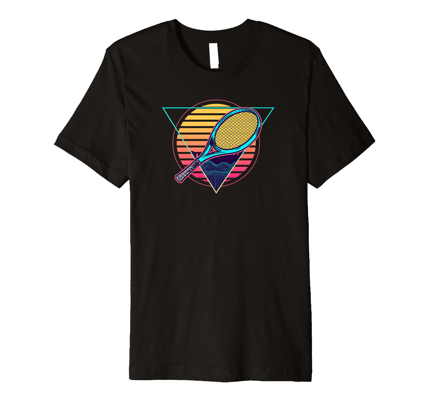 Futuristic Tennis Synthwave Vaporwave T-Shirt - Streetwear Style Unisex - T-Shirt, Sweatshirt, Hoodie