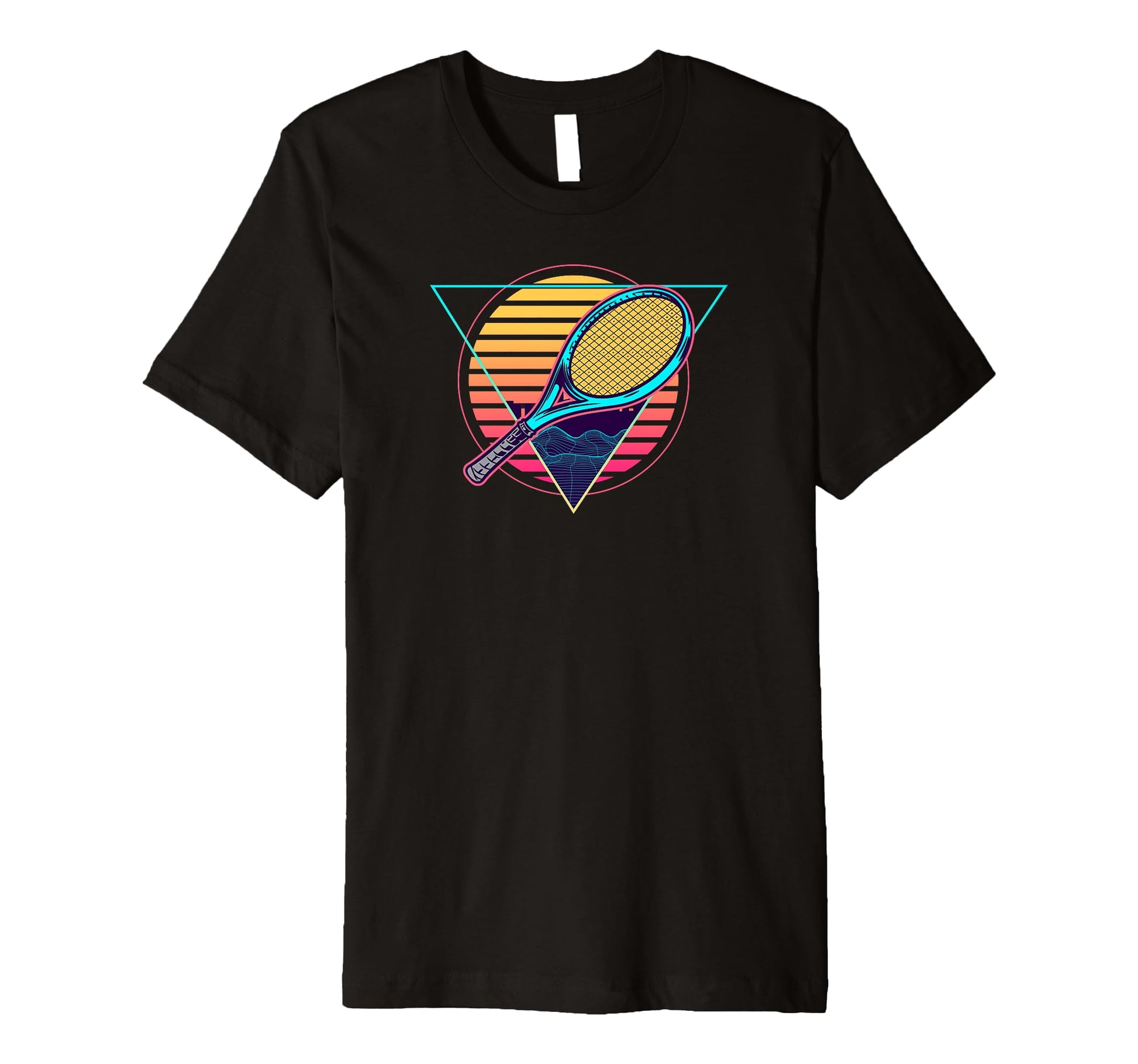 Futuristic Tennis Synthwave Vaporwave T-Shirt - Streetwear Style Unisex - T-Shirt, Sweatshirt, Hoodie