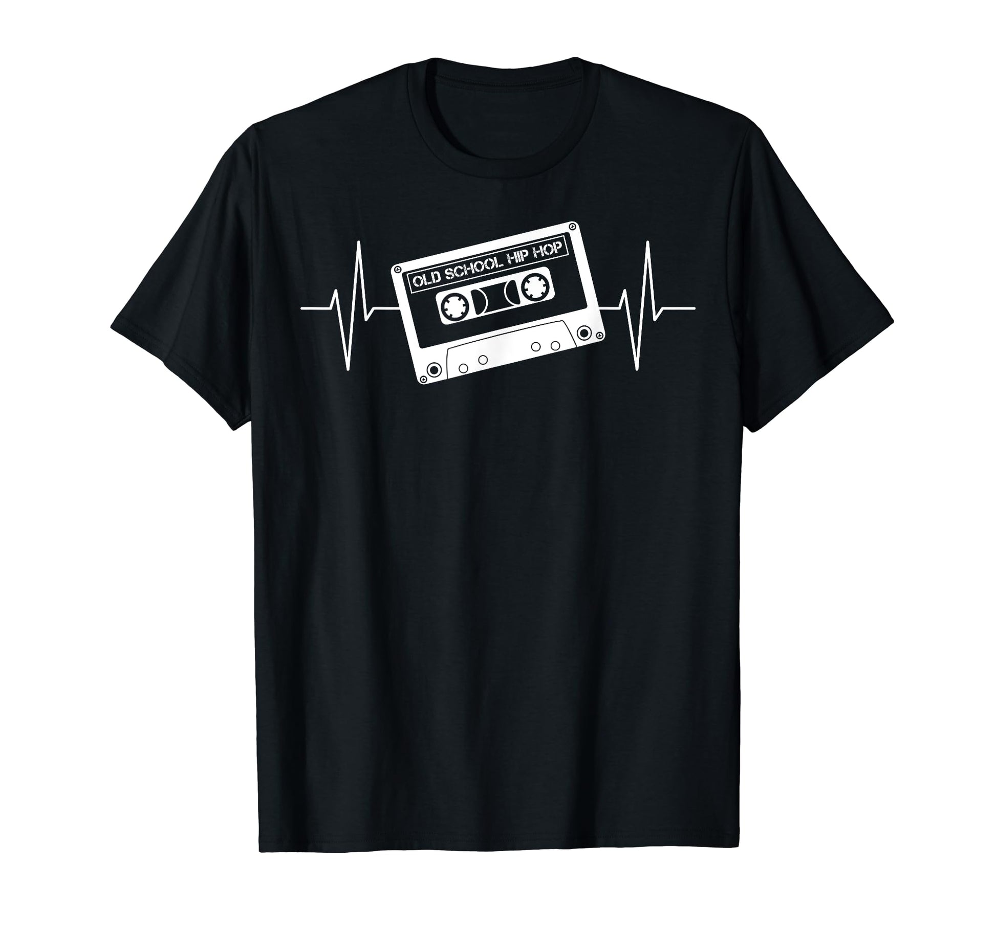 Old School Hip Hop Rap 80S 90S Cassette T-Shirt - Graphic Print for Adults - T-Shirt, Sweatshirt, Hoodie