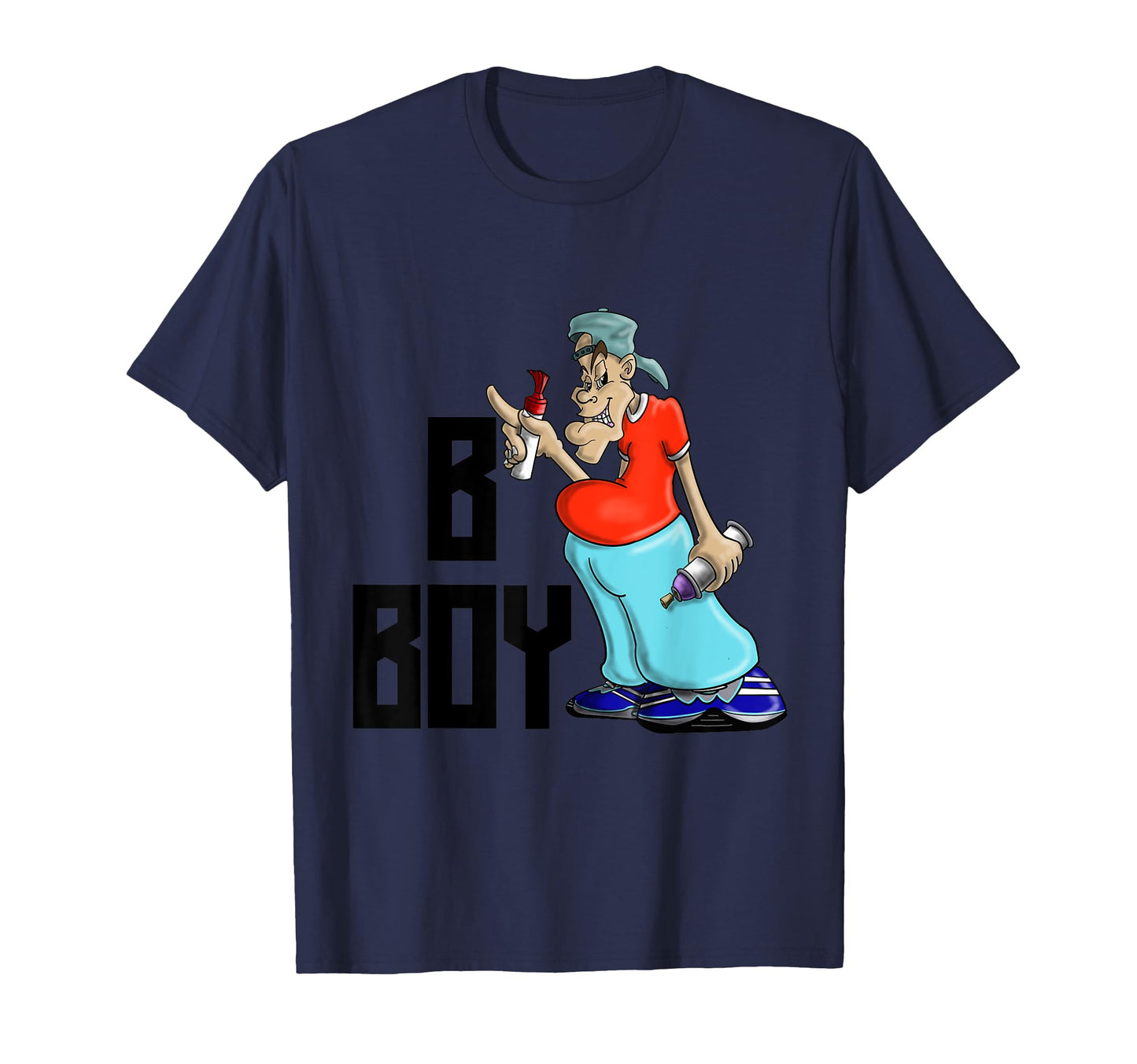 Old School Hip Hop B Graffiti T-Shirt - Minimalist Print for Adults - T-Shirt, Sweatshirt, Hoodie