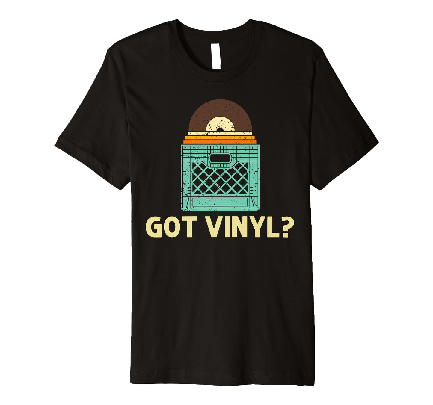 Vinyl Dj Vinyl Record Lovers Music T-Shirt - Fun Novelty Design for Adults - T-Shirt, Sweatshirt, Hoodie