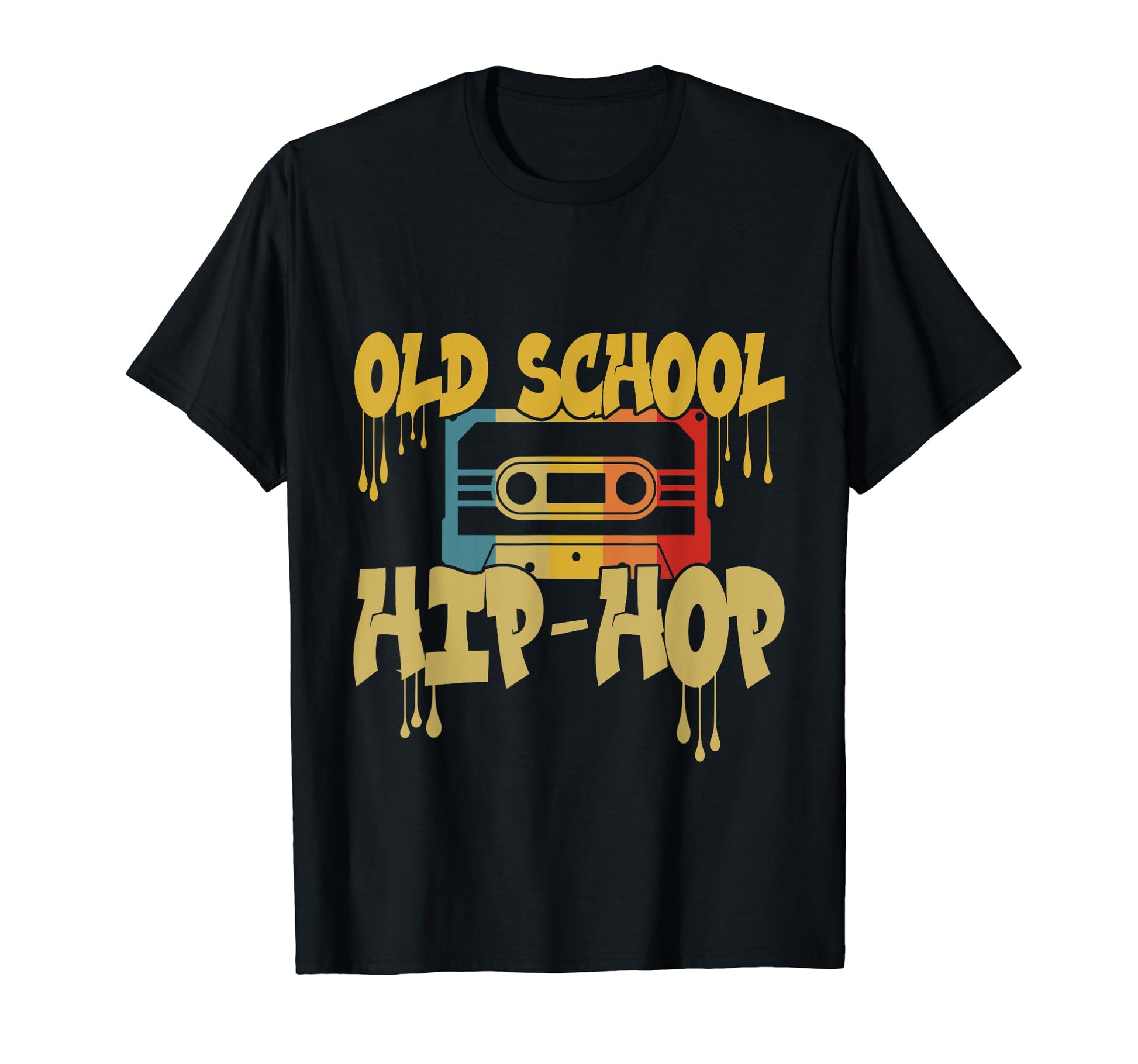 Old School Hip Hop Music Cassette Tape Rap T-Shirt - Novelty Apparel Unisex - T-Shirt, Sweatshirt, Hoodie