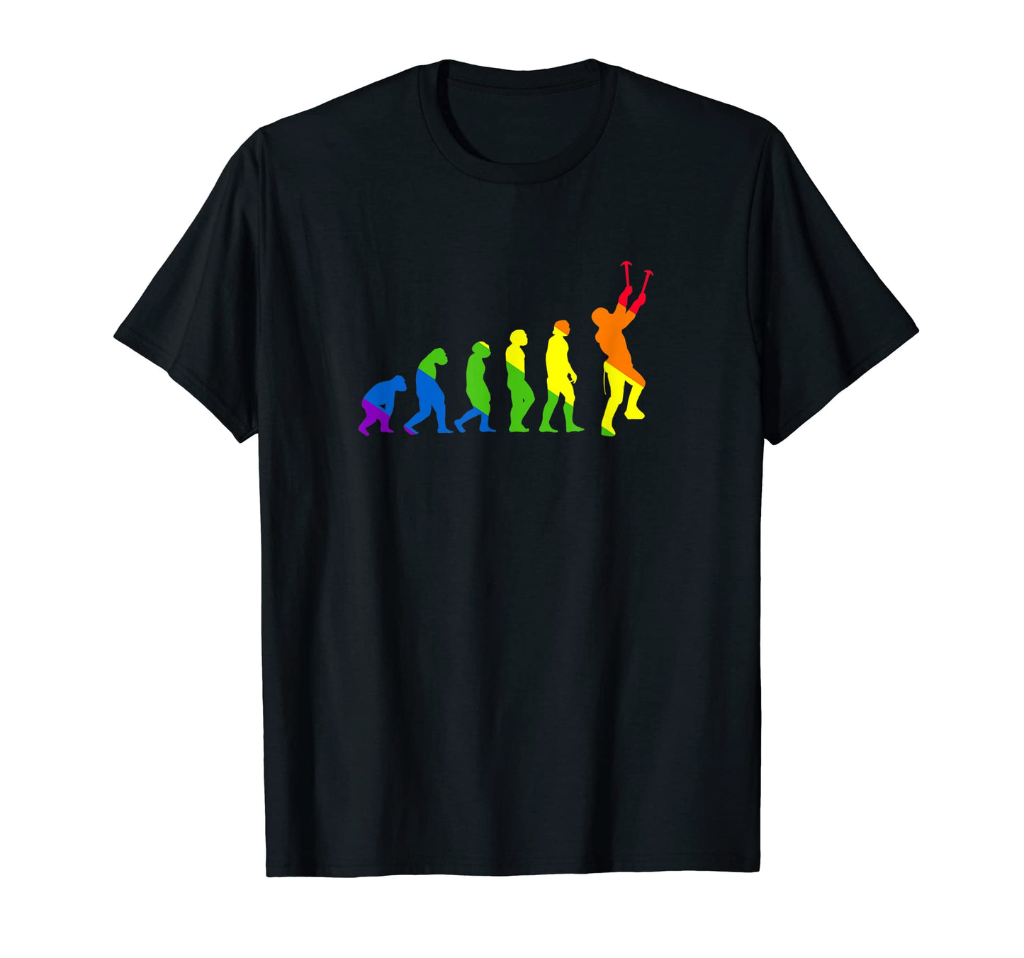 Climber Alpinist Mountaineering T-Shirt - Fun Novelty Design Men Women - T-Shirt, Sweatshirt, Hoodie