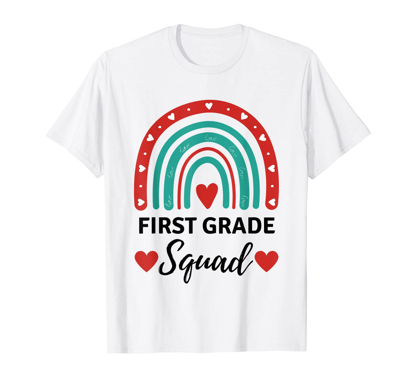 First Grade Rocks First Grade Squad T-Shirt - Trendy Graphic for Adults - T-Shirt, Sweatshirt, Hoodie