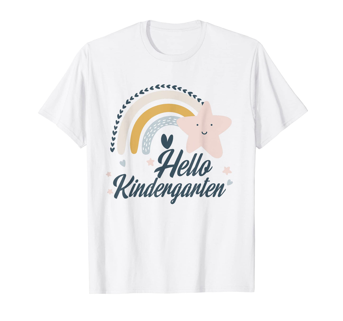 Hello Kindergarten Rainbow Teachers T-Shirt - Aesthetic Graphic Men Women - T-Shirt, Sweatshirt, Hoodie